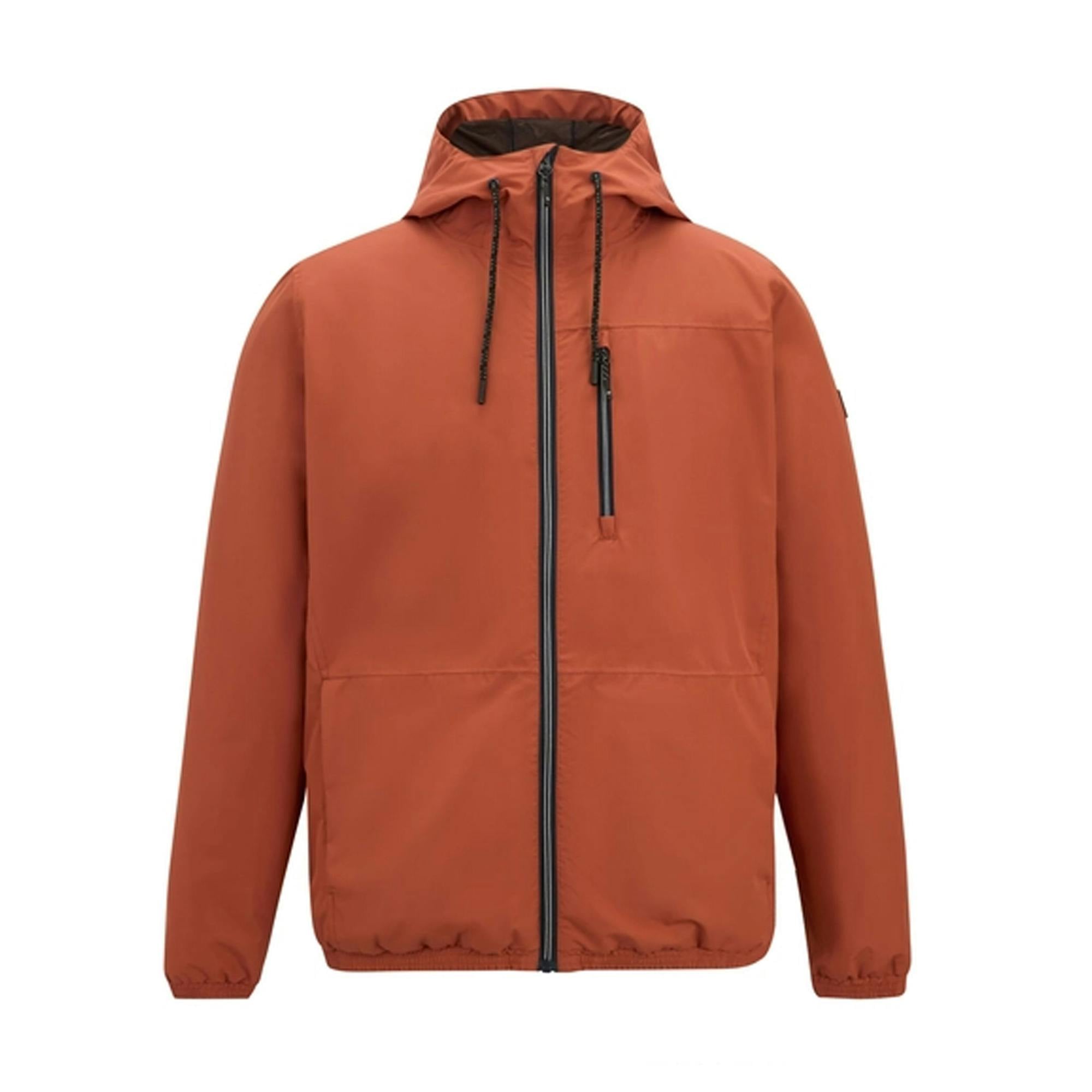 Regatta Men's Black Shorebay Waterproof Jacket - Brick/ - L - Brick/ - 62% Polyester/38% Recycled Polyester