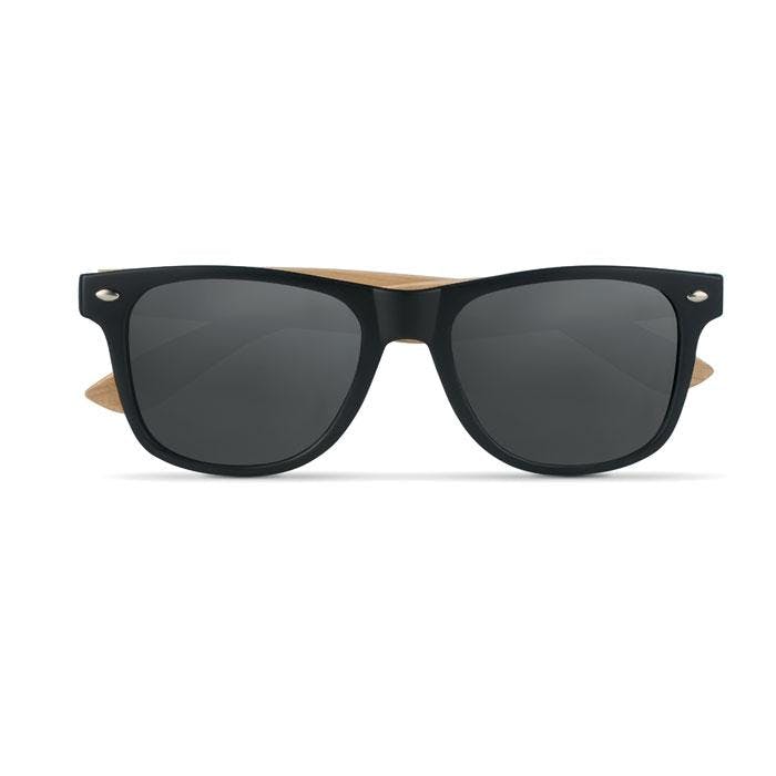 Midocean Black California Touch Bamboo Sunglasses - One Size - 100% Mixed