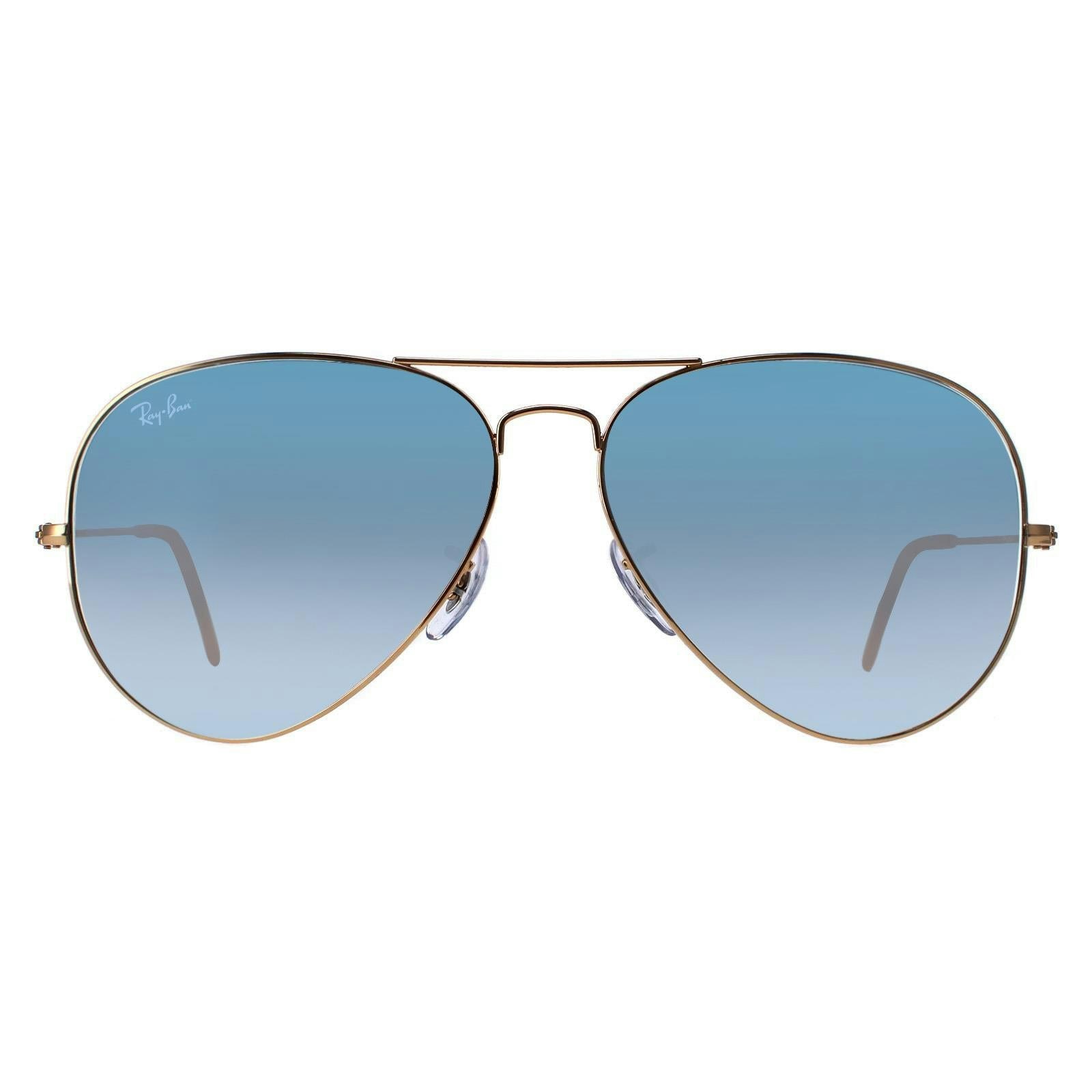 Ray-Ban Unisex Gold Aviator 3025 Sunglasses - Image 16