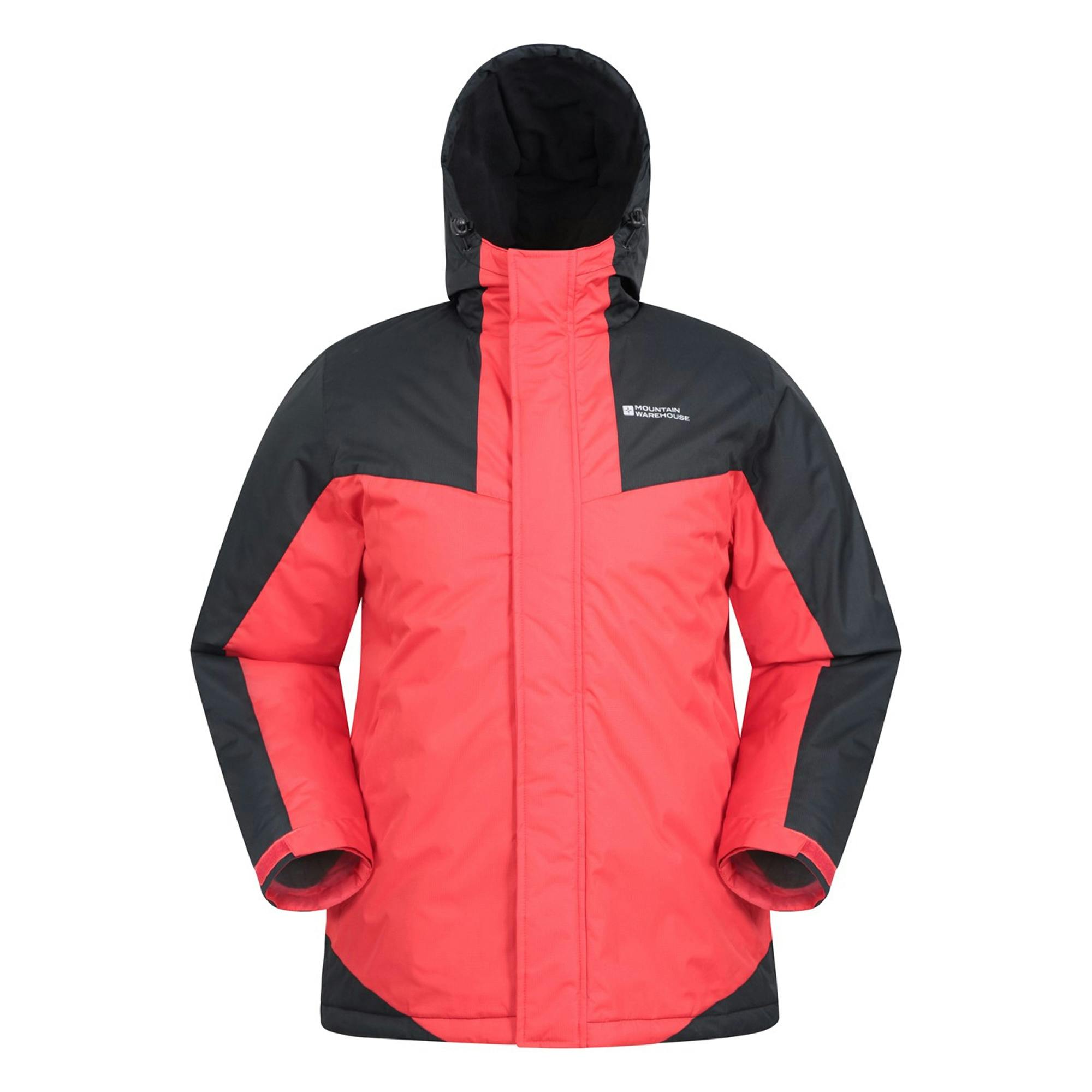 Mountain Warehouse Men's Red/Black Dusk Iii Ski Jacket - Active - Xs - Active - 100% Polyester