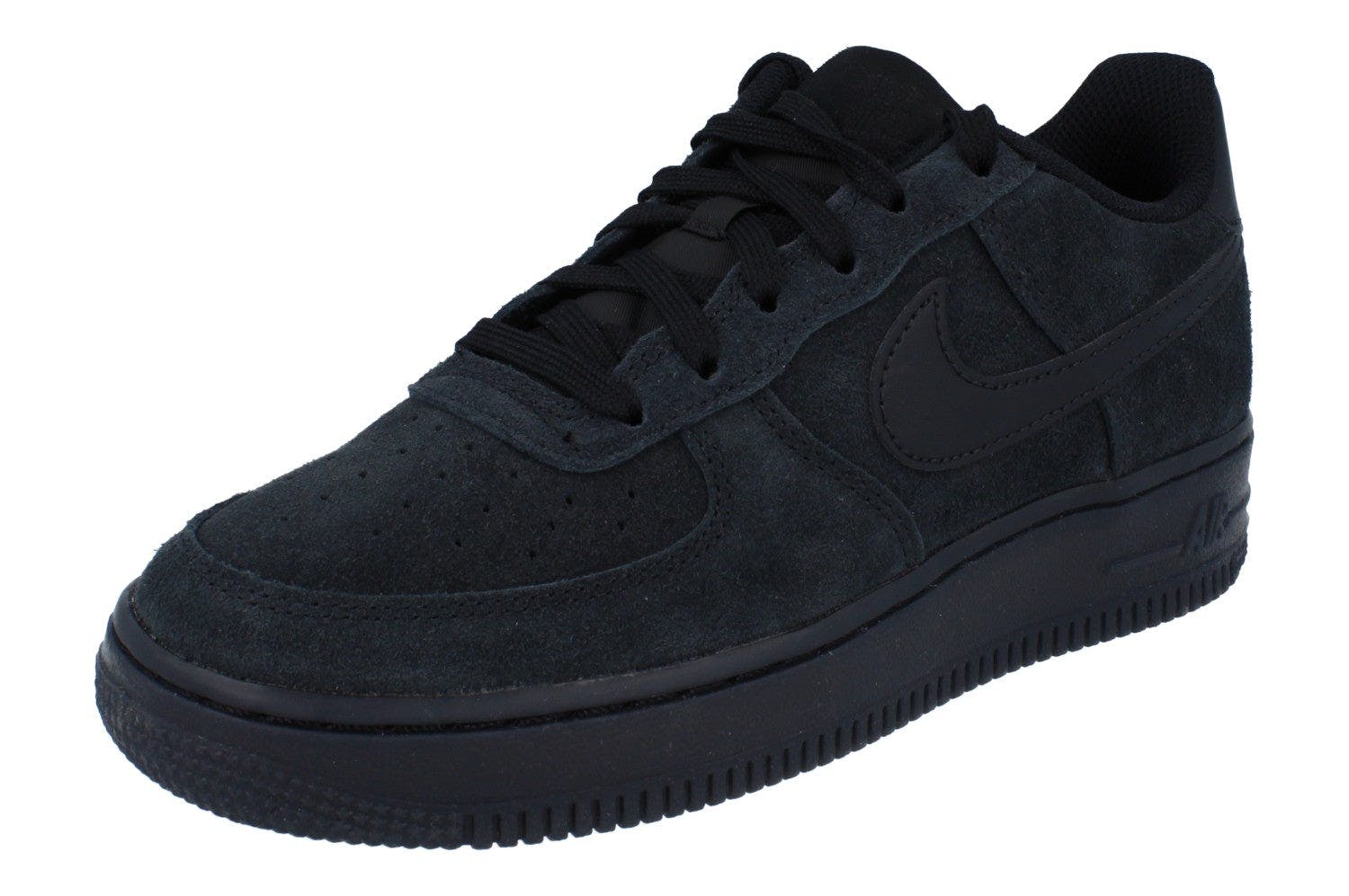 Nike Black Air Force 1 Lv8 Gs Trainers Bq5485 004 - Uk 3.5 | Us 4Y | Eu 36