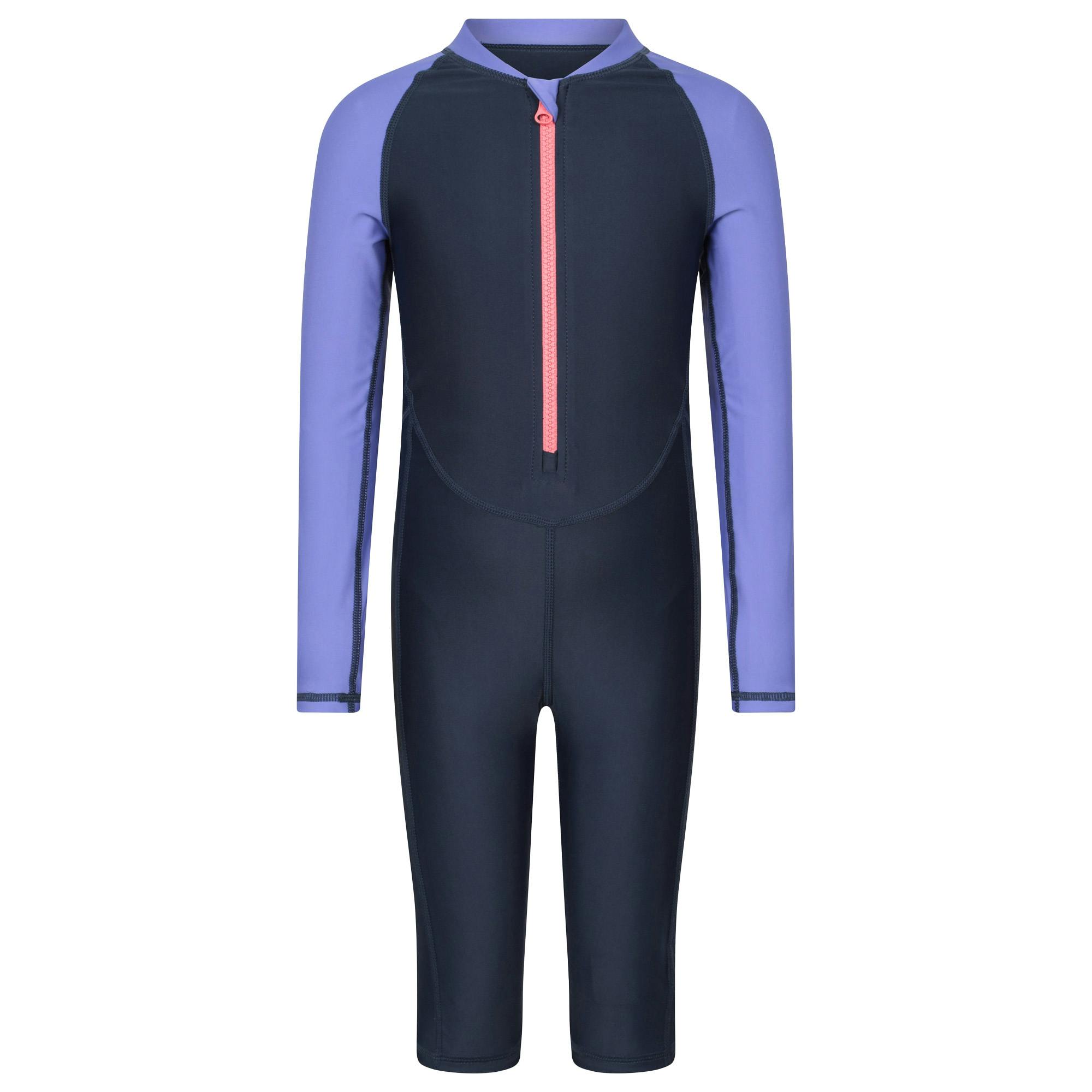 Mountain Warehouse Purple Kids Newquay Long-Sleeved Rash Guard - 5-6 Years