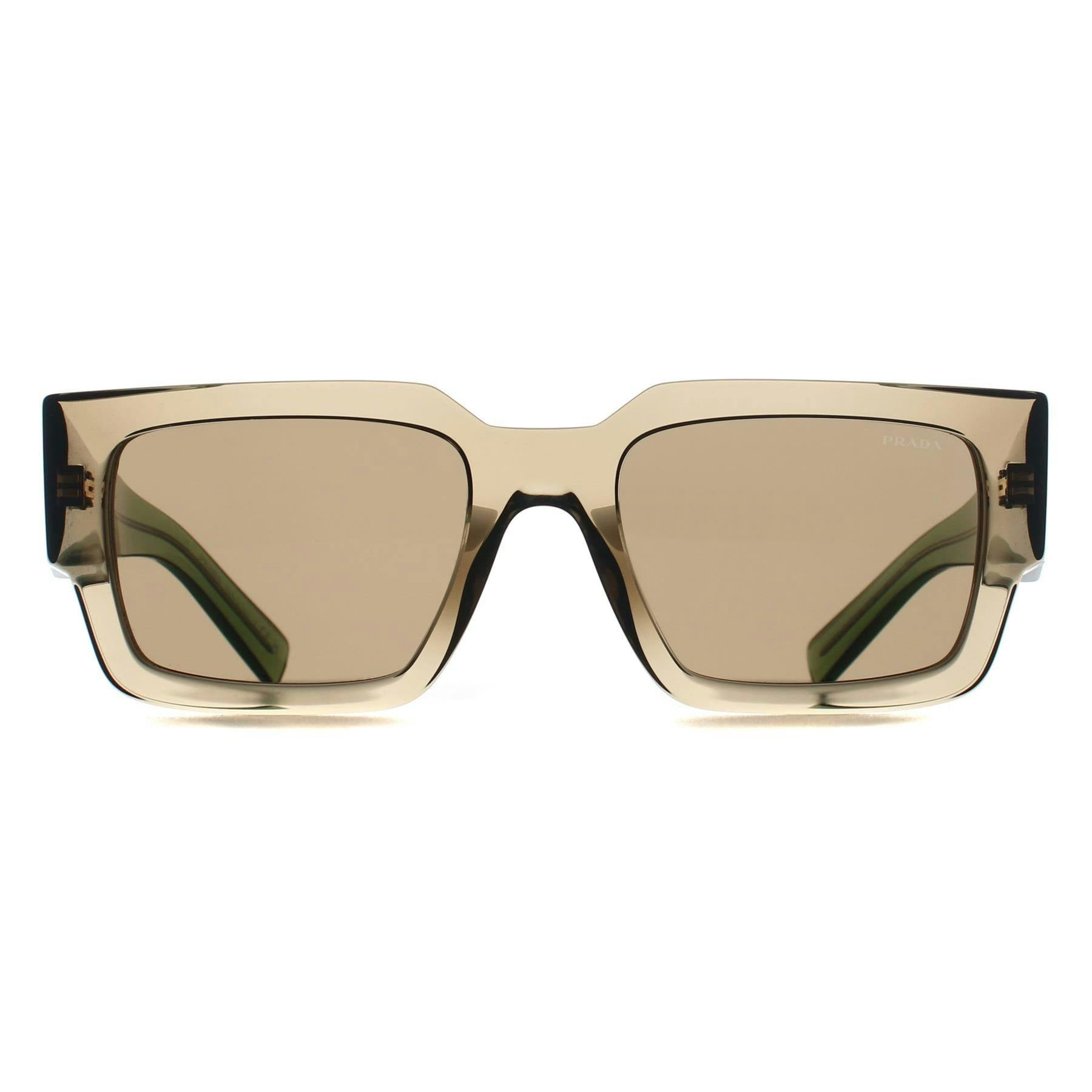Prada Men's Brown Rectangle Terra Light Prb17s - Image 5