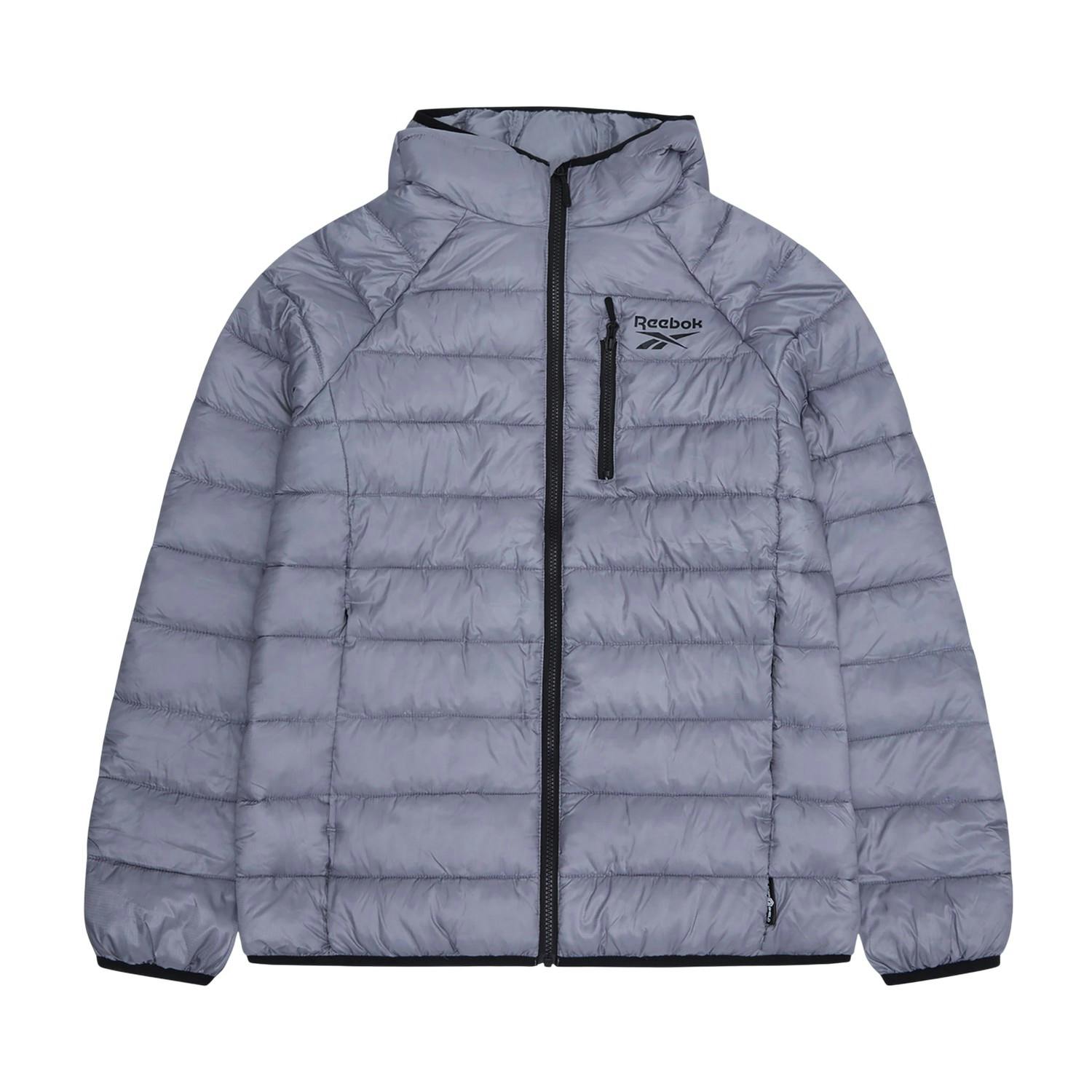 Reebok Men's Grey Rb1496 Glacier Shield Jacket - S - 100% Nylon