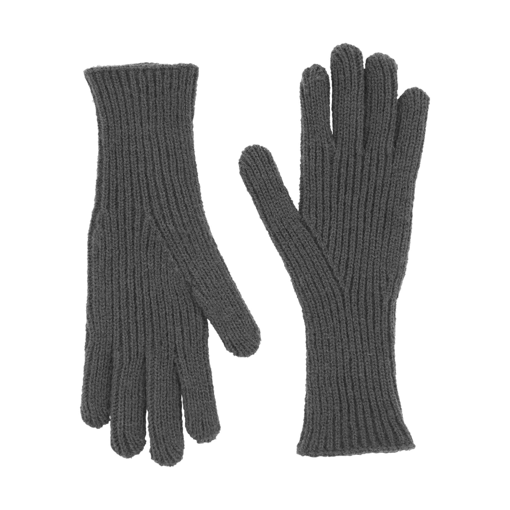 Heritage Traditions Men's Billy Fisherman Rib Gloves - Charcoal