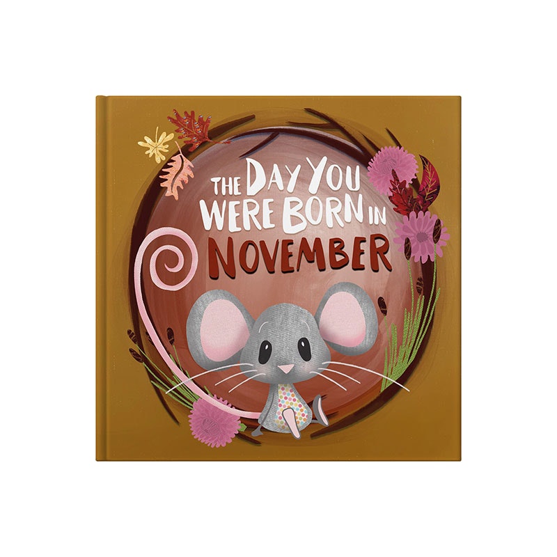 From You To Me The Day You Were Born In November Newborn Gift Book