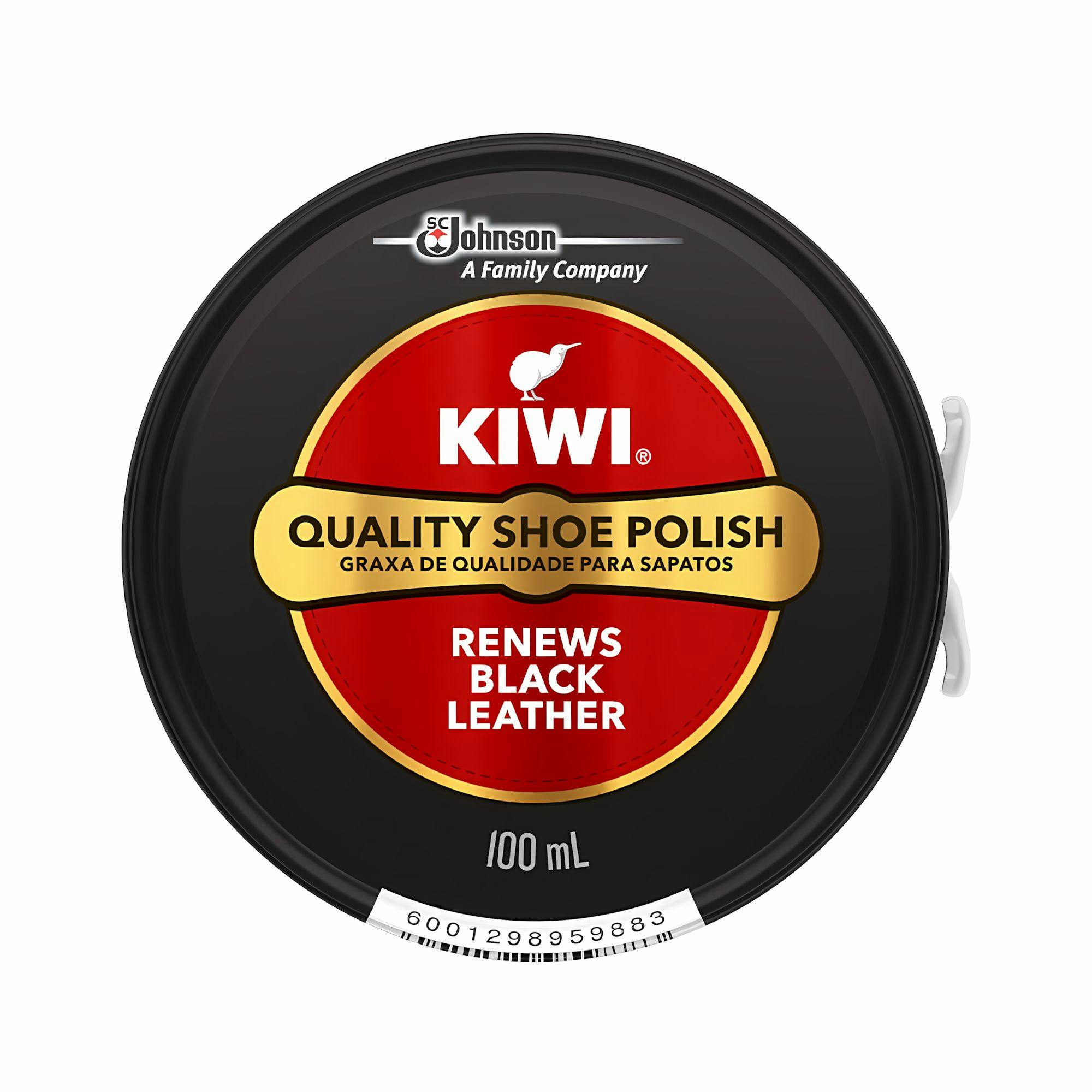 Kiwi Shoe Polish Black 100ml Leather Boots Shoes Wax Army Parade High Shine - Image 4