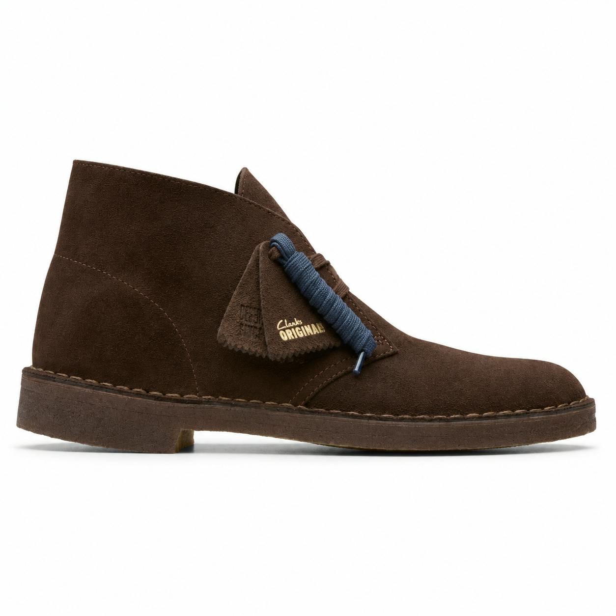 Clarks Originals Brown Desert Boots Suede - Uk 9