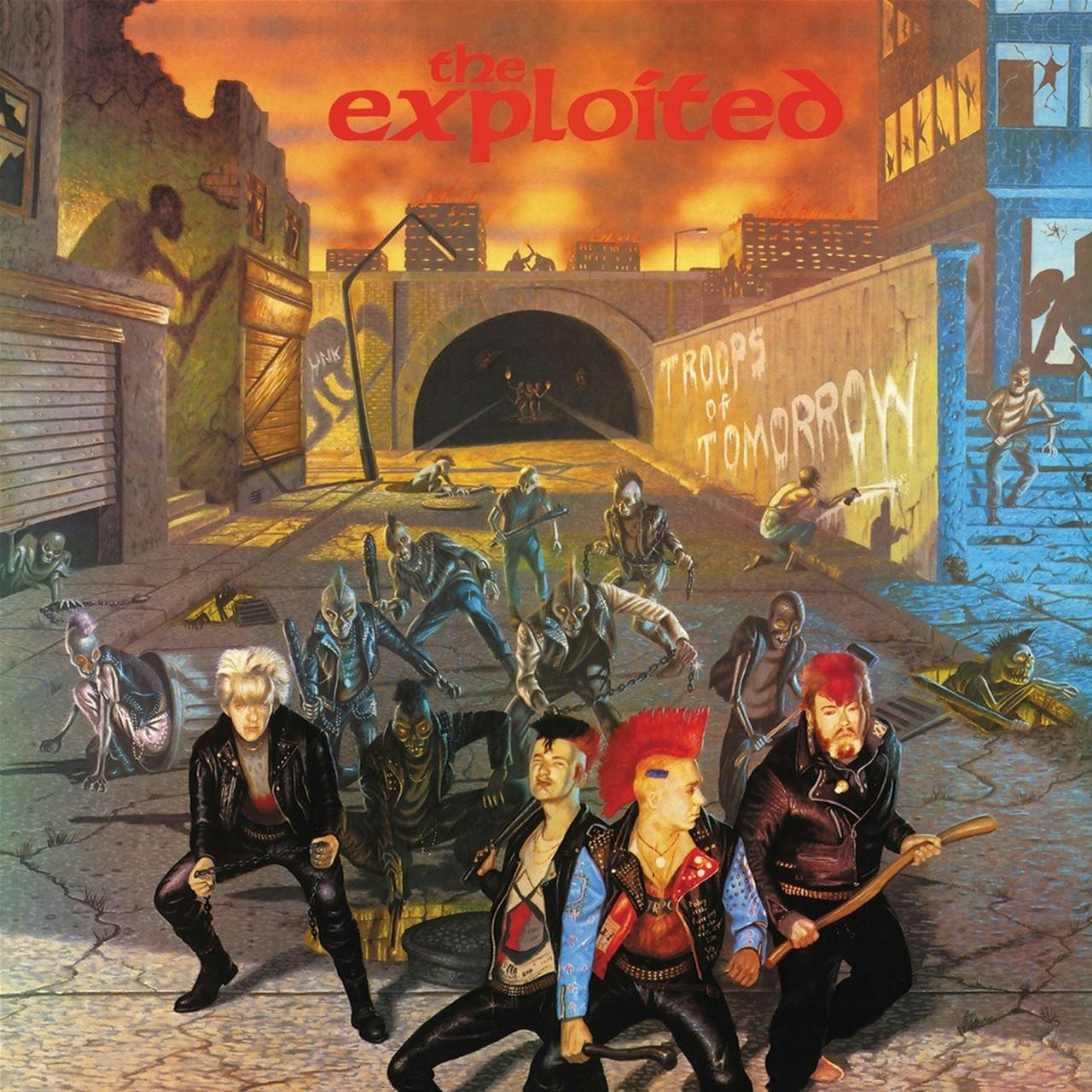 Eyesore Merch Black The Exploited ' Troops Of Tomorrow' Lp Gatefold Vinyl