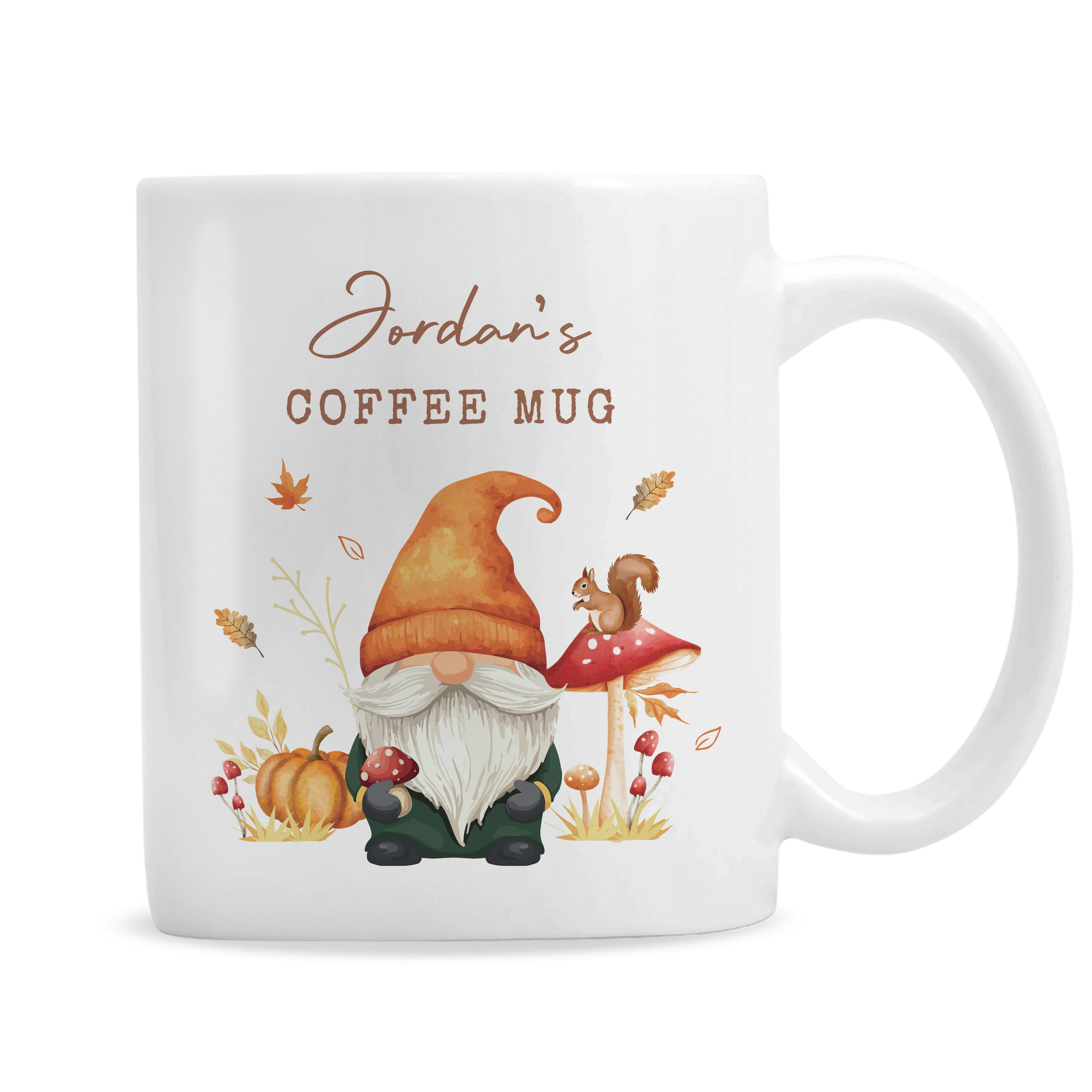 Personalised Memento Company Personalised Autumn Gonk Mug