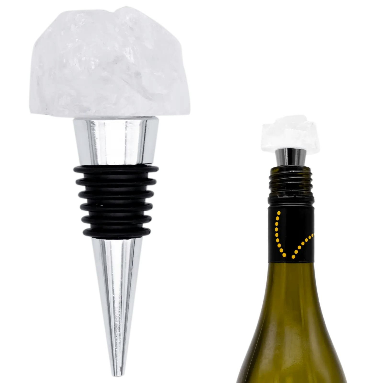 Rackhams Quartz Crystal Wine Bottle Stopper