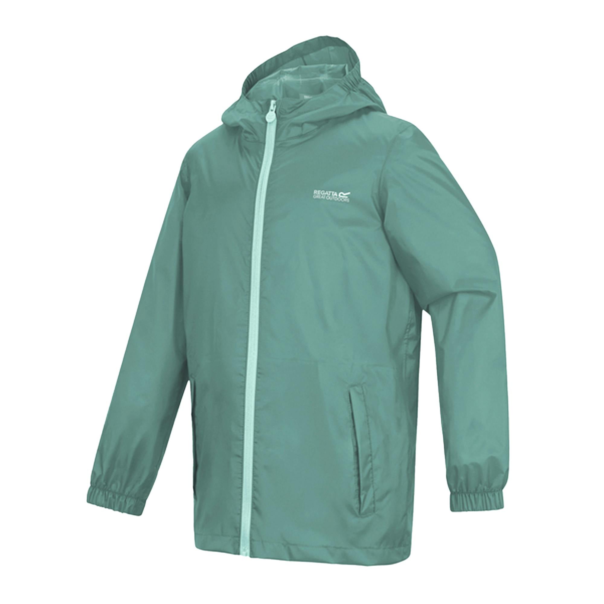 Regatta Black Great Outdoors Kids Pack It Jacket Iii Waterproof Packaway - Ivy Moss - 9-10 Years - Ivy Moss - 100% Polyamide