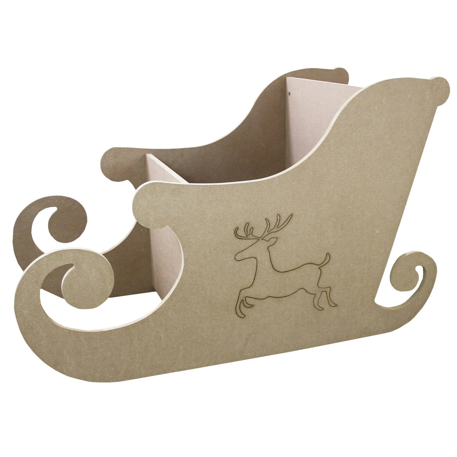 Rackhams Mdf Santa Sleigh
