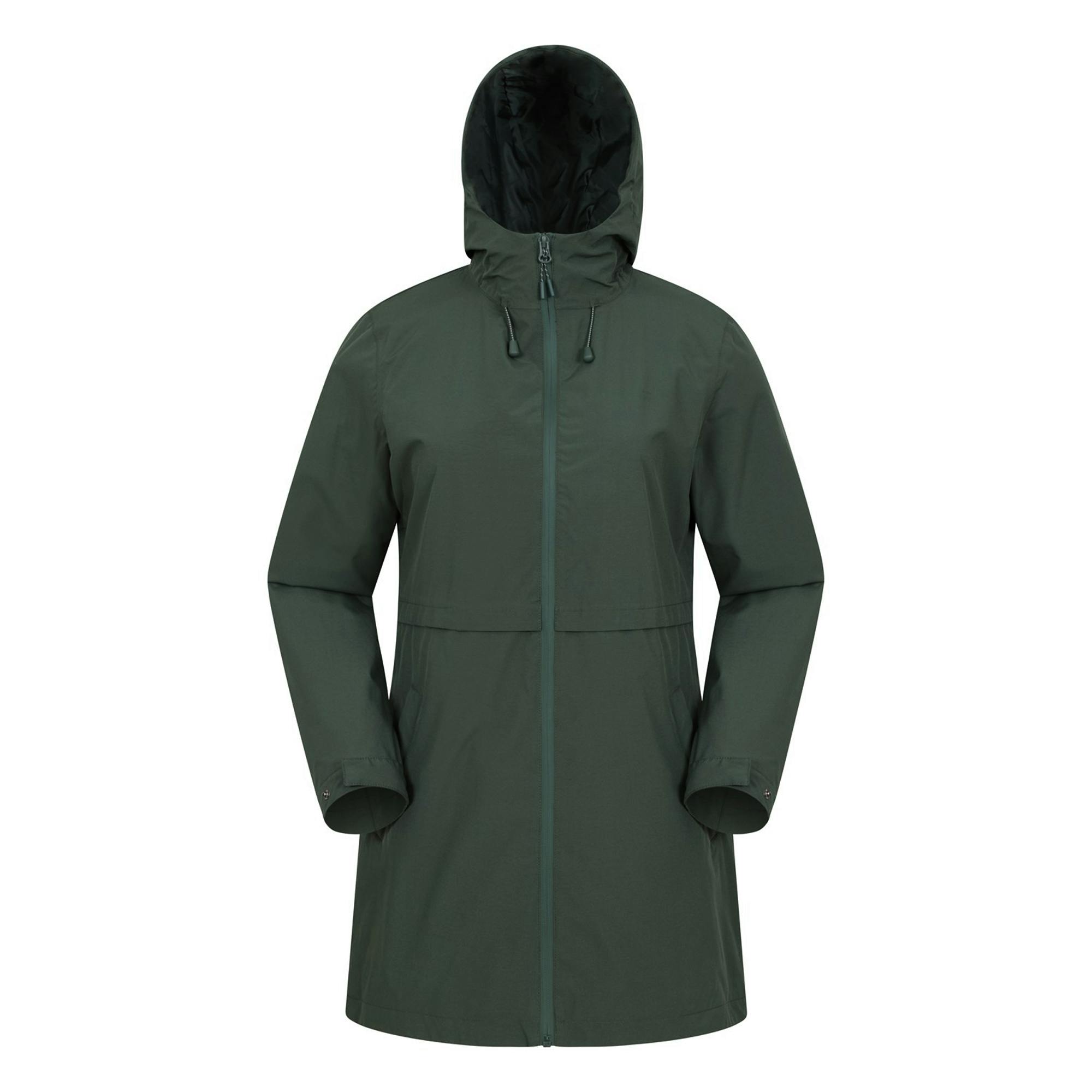 Mountain Warehouse Women's Dark Hilltop Ii Waterproof Jacket - Khaki - 22 Uk - Khaki - 100% Polyester