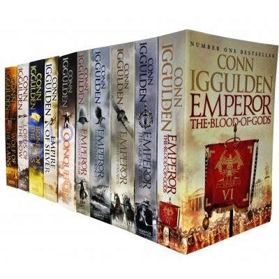 Various Publishers Silver Conn Iggulden Emperor And Conqueror Series 10 Books Collection Set