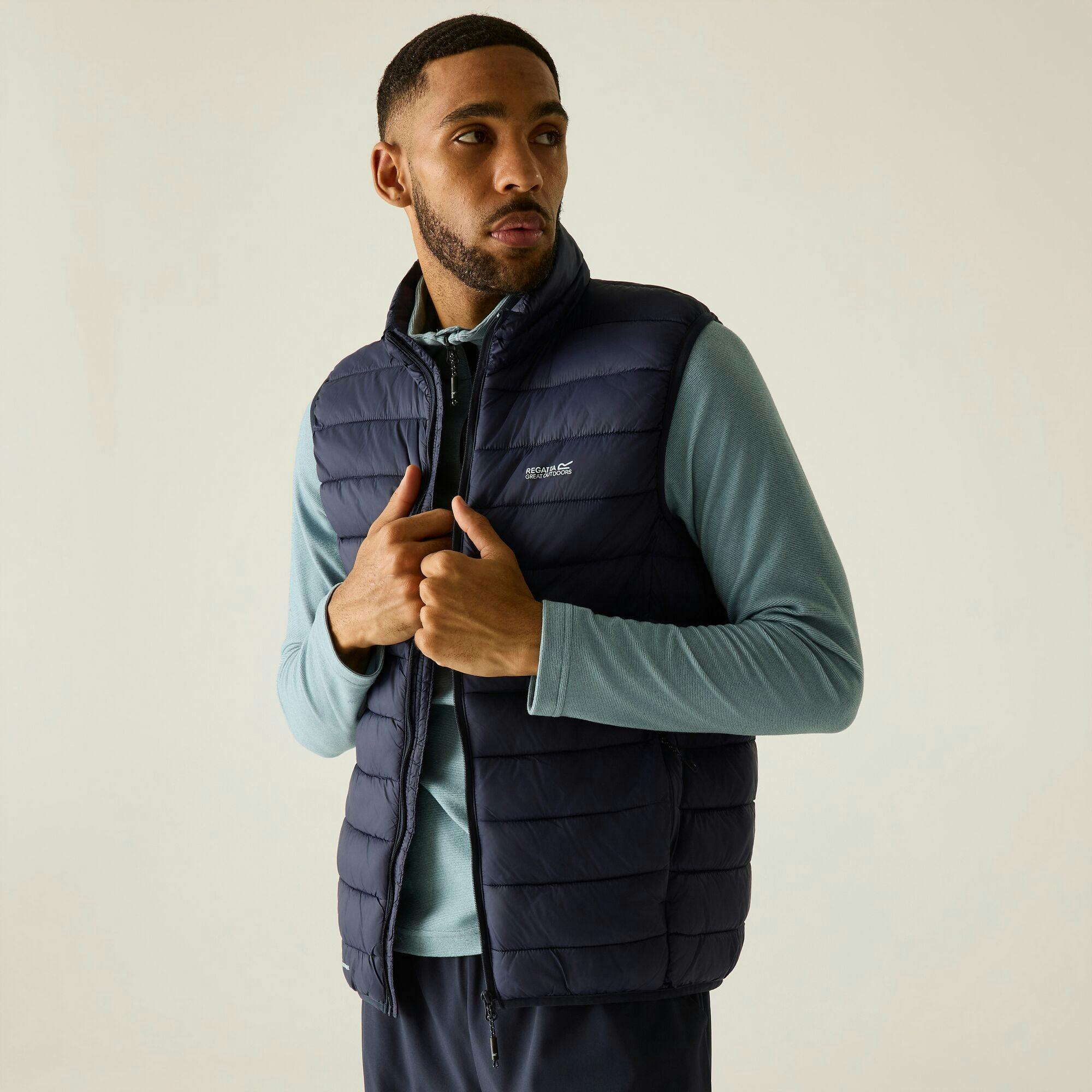 Regatta Men's Marizion Quilted Gilet - Navy - M - Navy - 100% Polyamide
