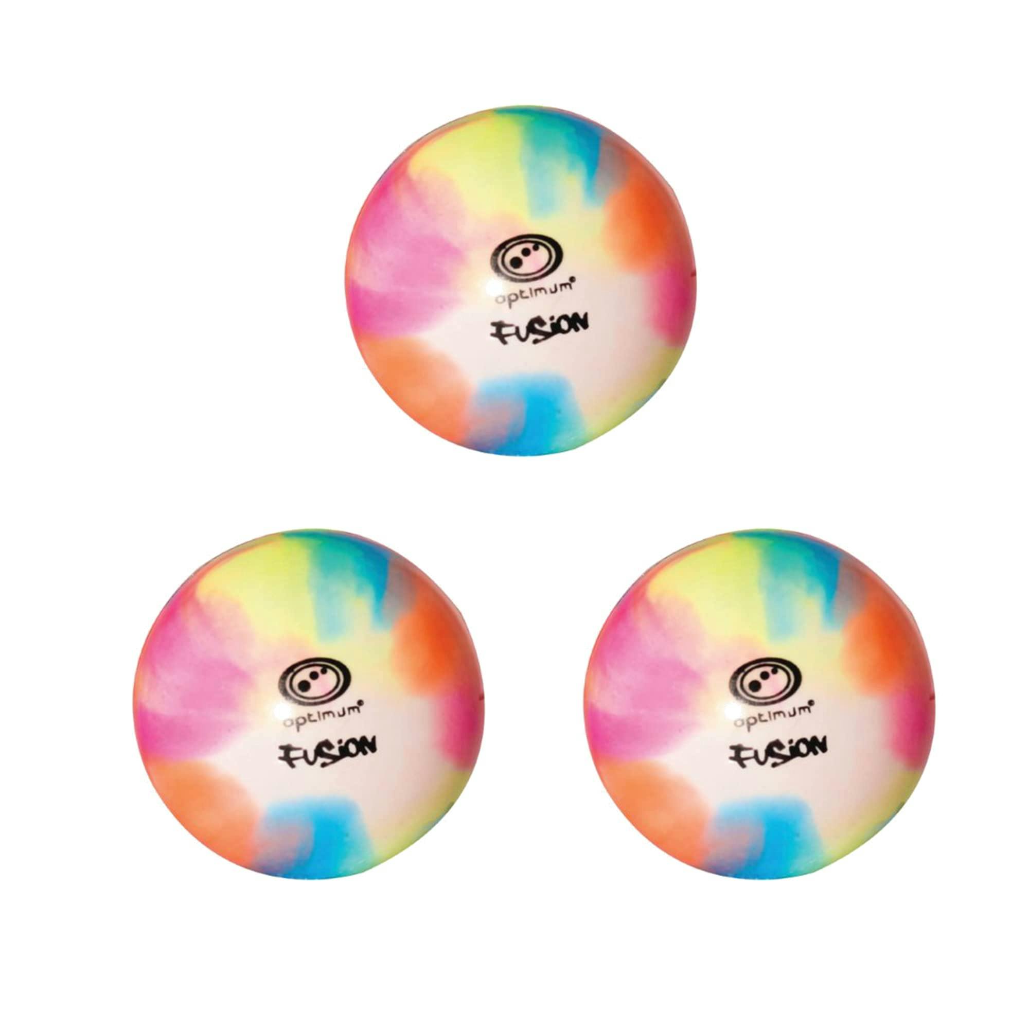 Optimum (Pack Of 3, Smooth) Fusion Hockey Balls - Seamless Pvc Dimple & Smooth | Sport - Image 2