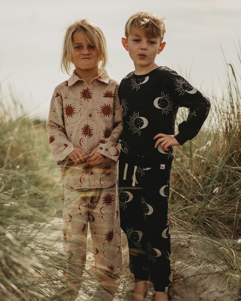 Turtledove London Black Astrology Print Joggers - 1-2 Years