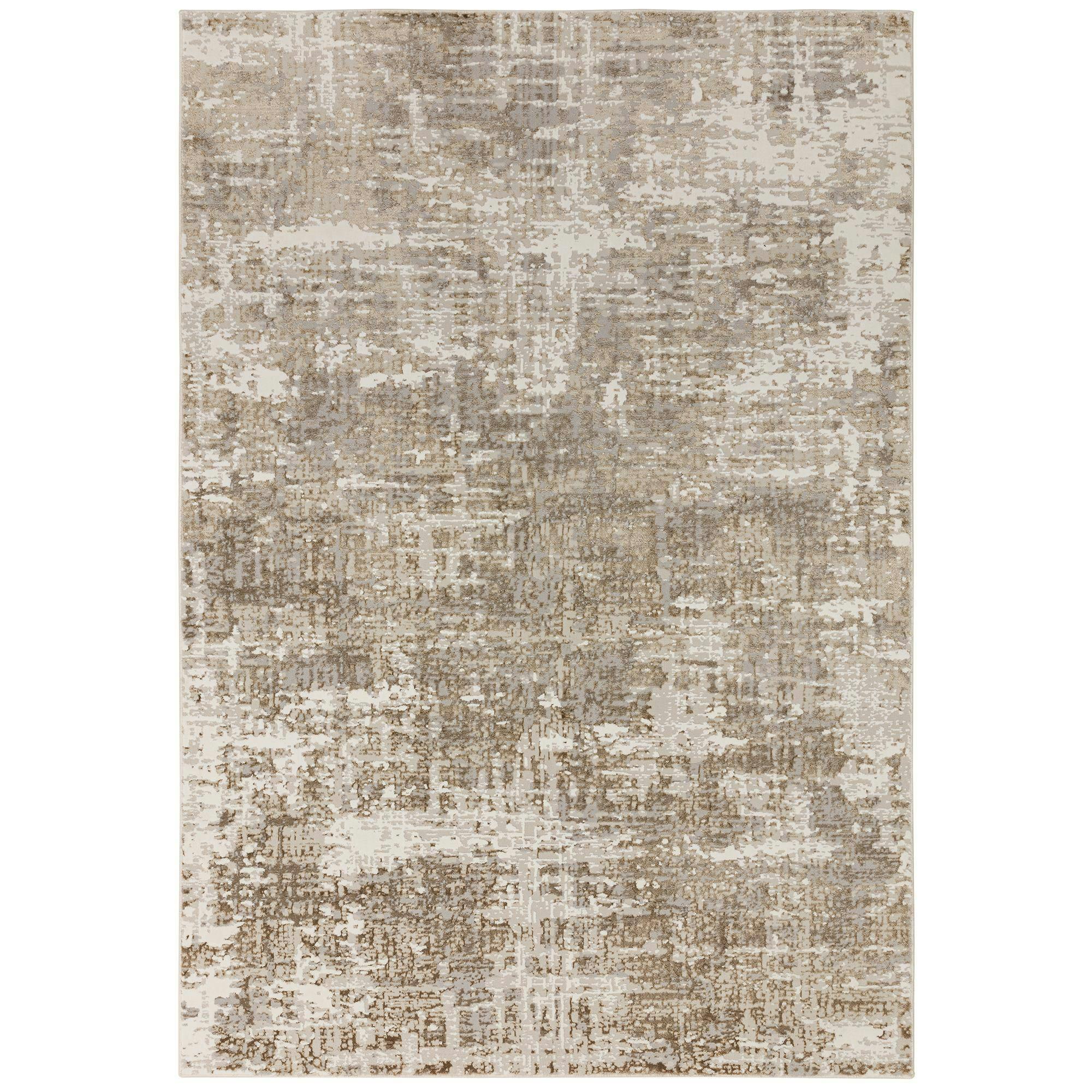 Rackhams Beige Stellar St11 Distressed Rug - 120X170cm