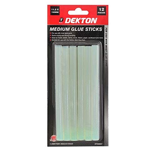 Kav Black/Red Dekton Dt60887 Glue Sticks, 11.2 X 150 Mm