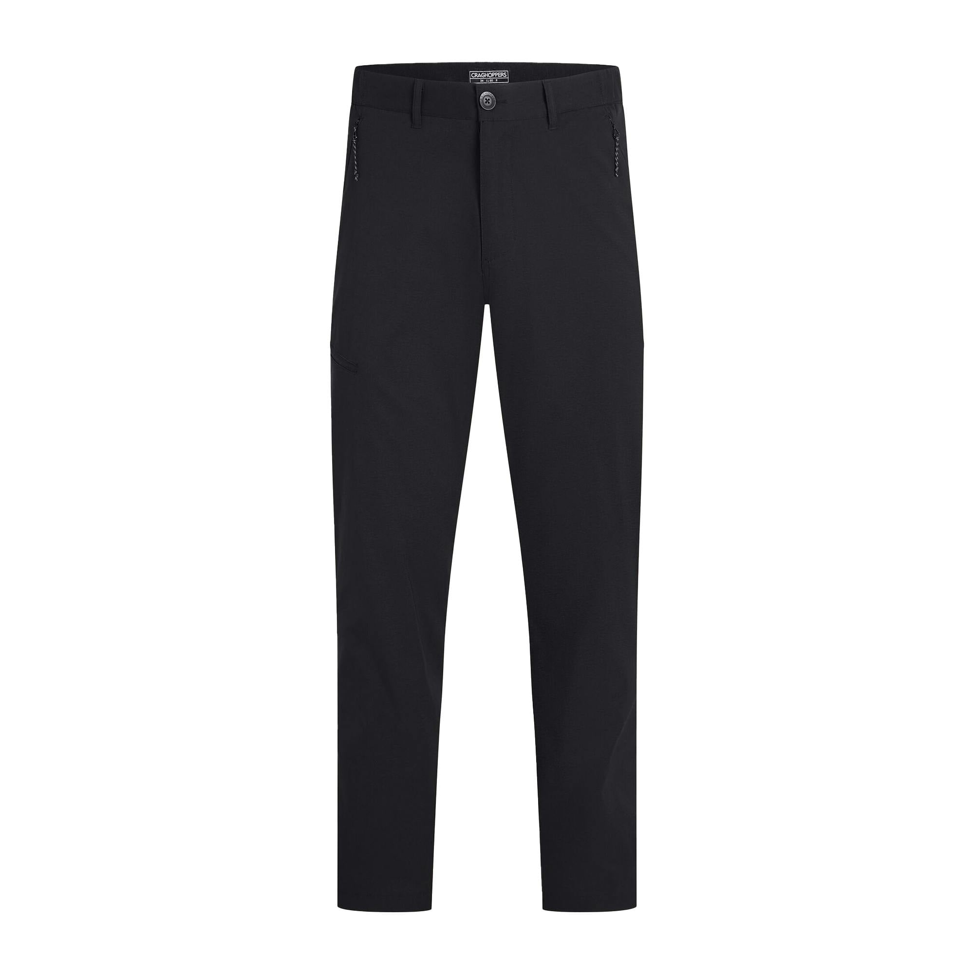 Craghoppers Men's Black Kiwi Pro Iii Thermoactive Trousers - 40R - 96% Recycled Nylon Polyamide/4% Elastane