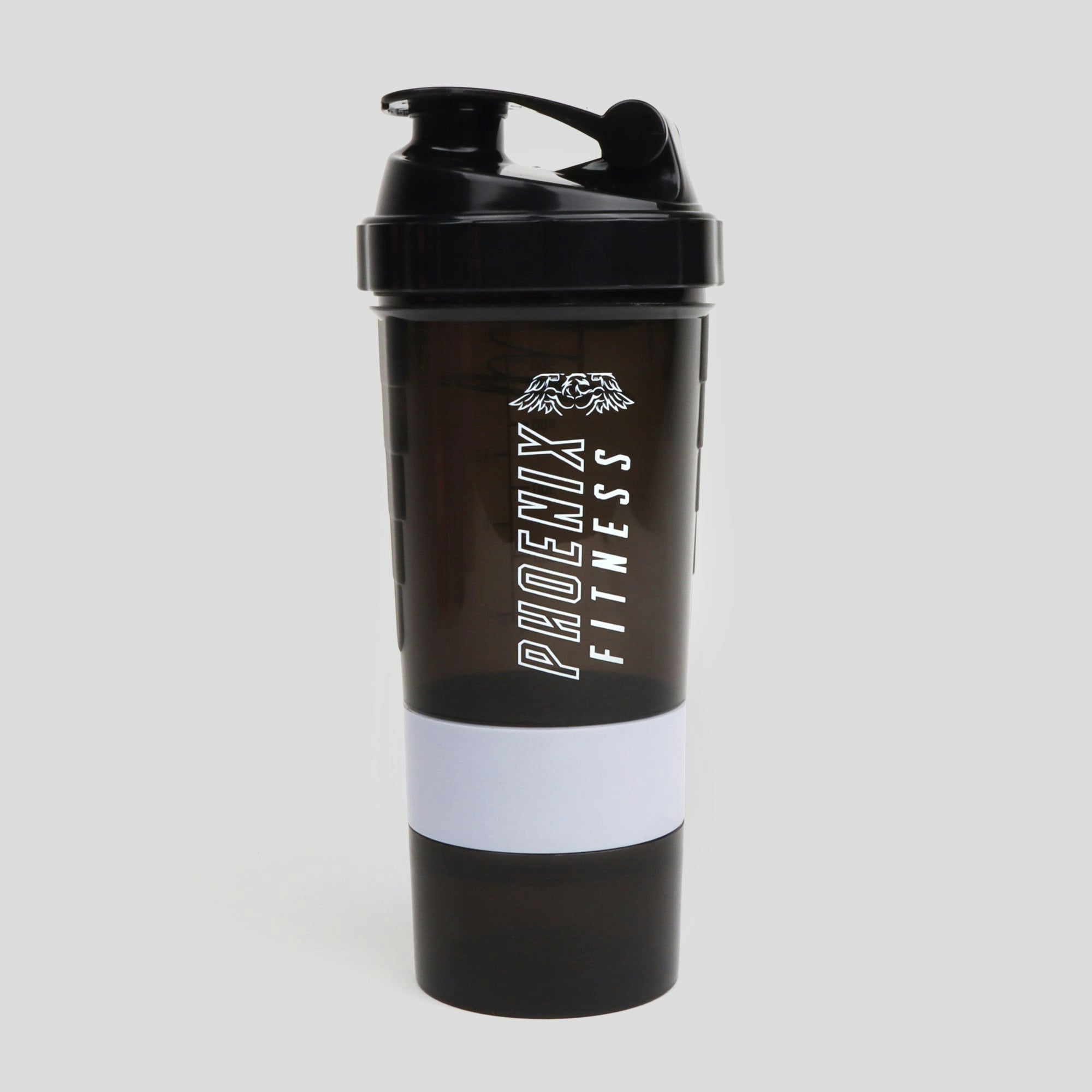 Phoenix Fitness Slate Compartment Protein Shaker