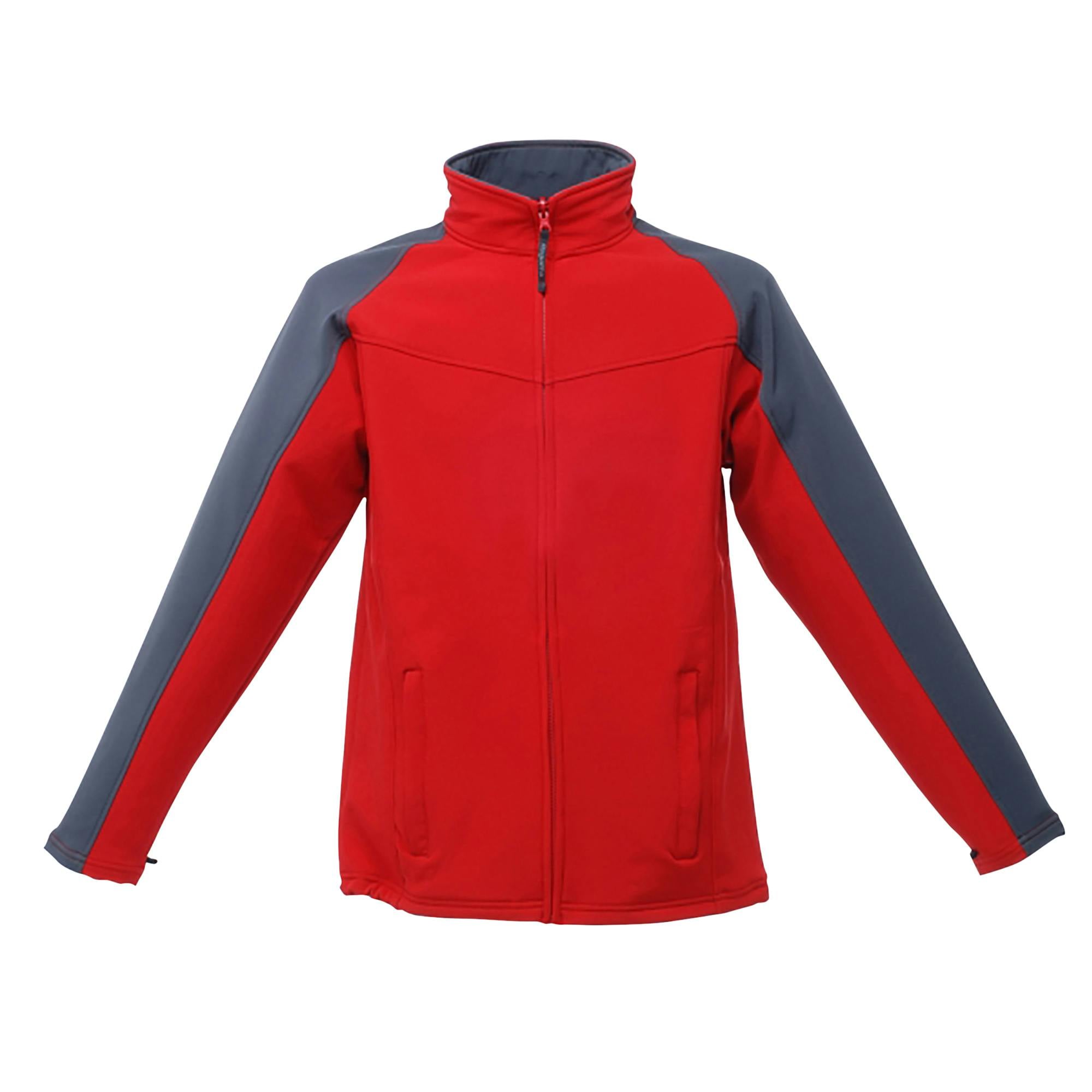 Regatta Men's Red/Grey Professional Wind Resistant Fleece Jacket - Classic /Seal - Xxl - Classic /Seal - 96% Polyester/4% Elastane