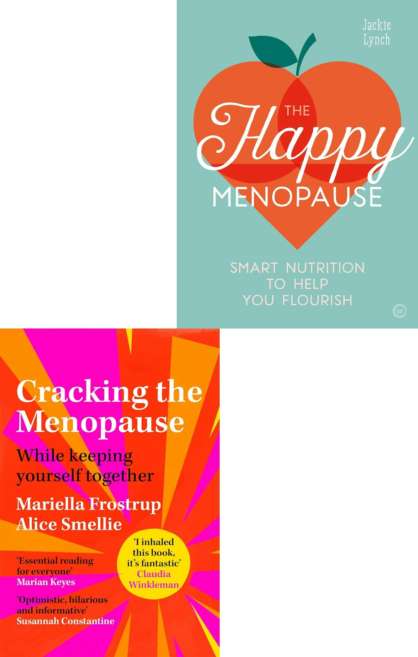 Various Publishers Women's Cracking The Menopause, The Happy Menopause 2 Books Collection Set