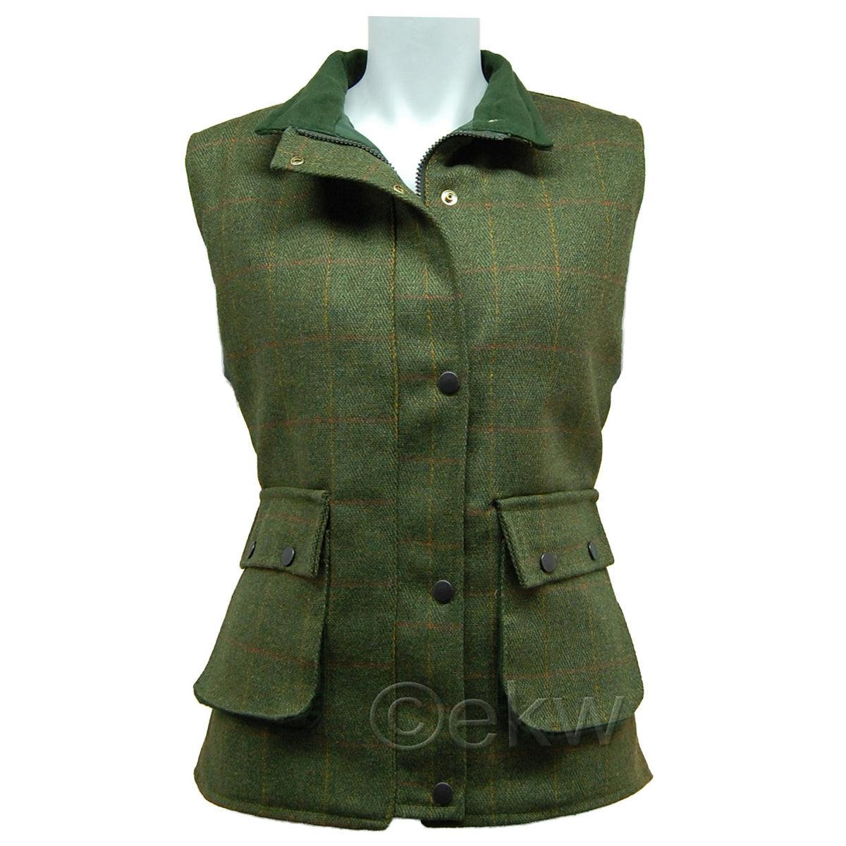 Coolandnew Women's Game Tweed Gilet - Bute - 18