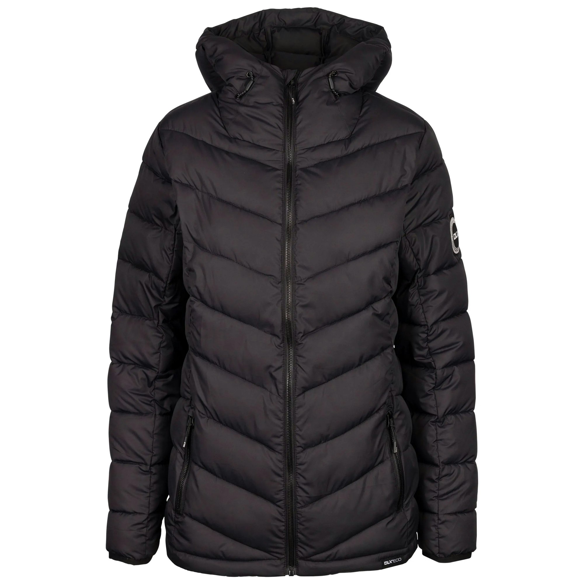 Trespass Women's Black Tonya Dlx Eco Padded Jacket - L