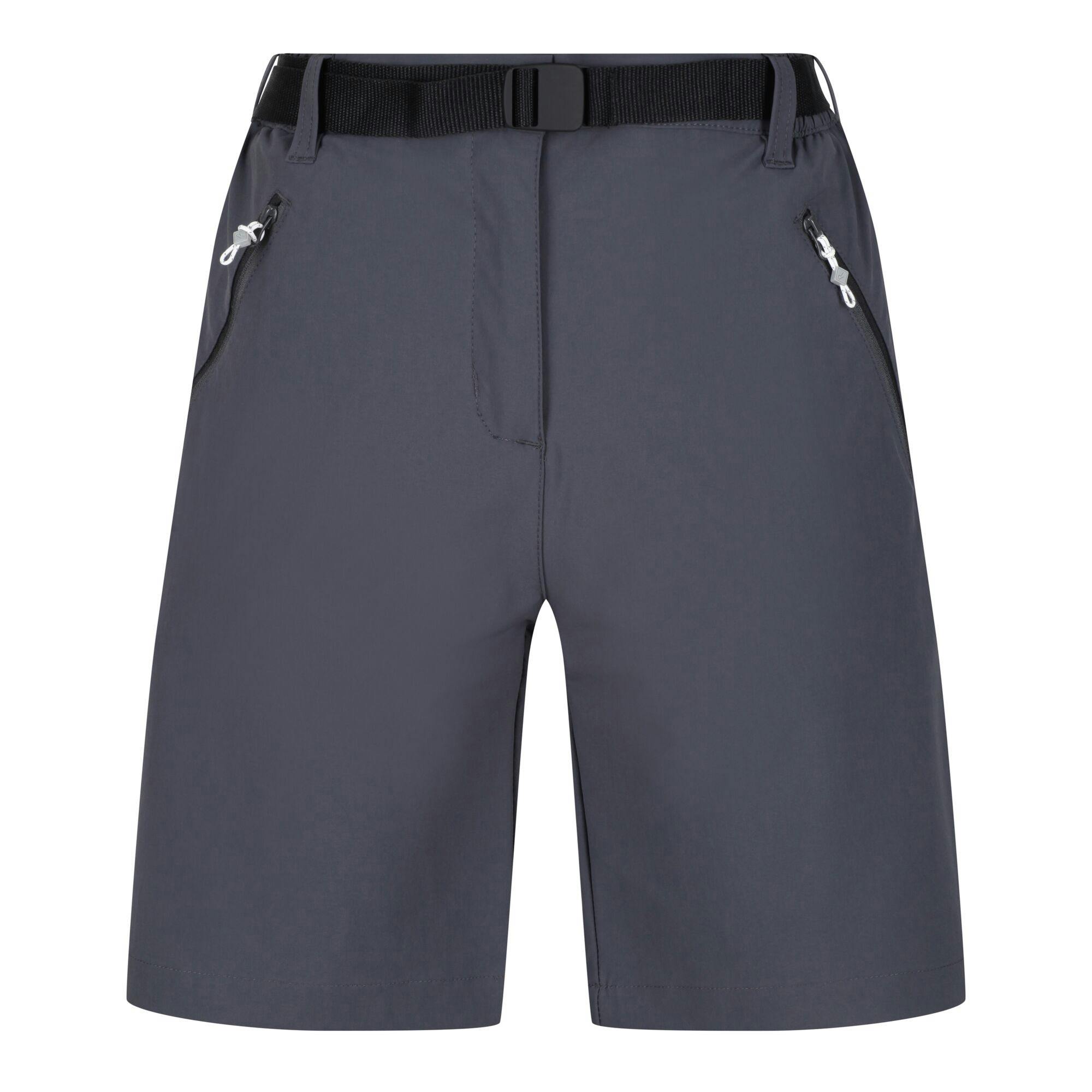 Regatta Women's Grey / Xert Iii Stretch Shorts - Seal - 46R - Seal - 100% Mixed