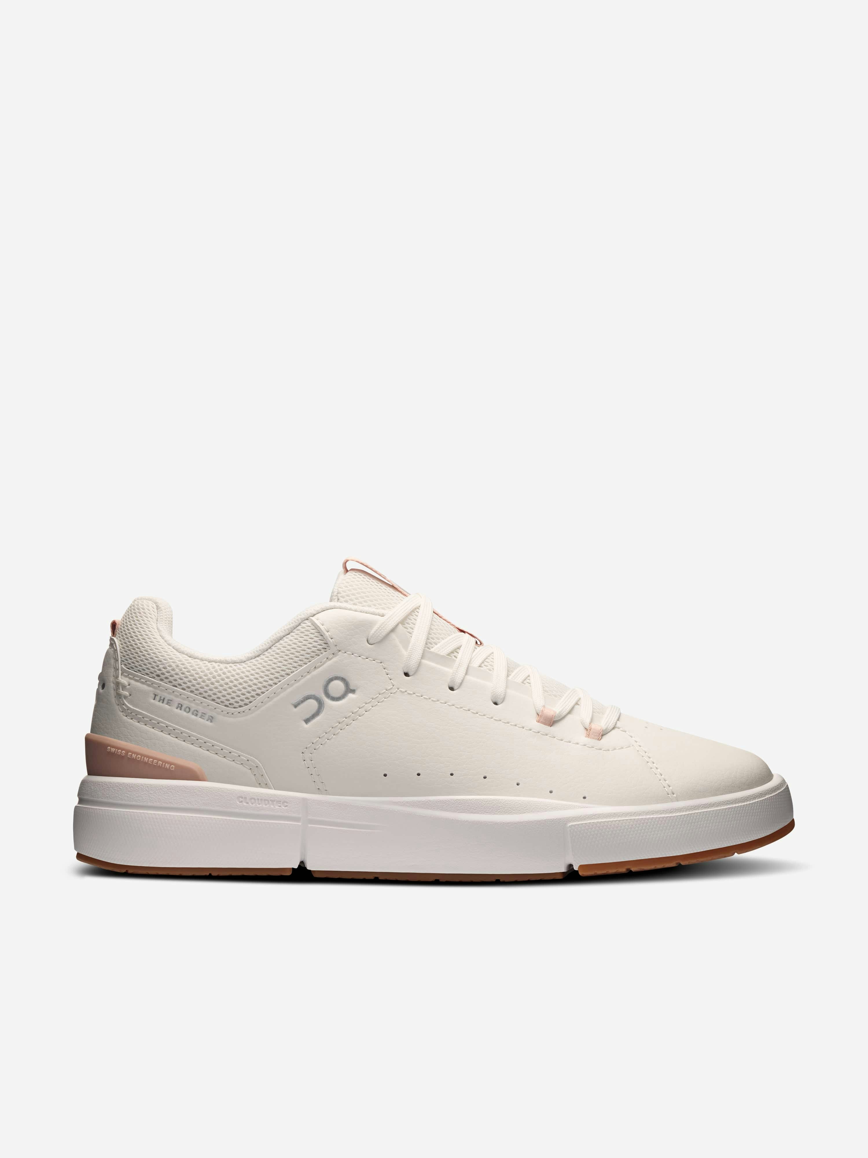 On Running Boys Ivory Kids The Roger Trainers In - Eu 36.5 Uk 4 Us 4.5