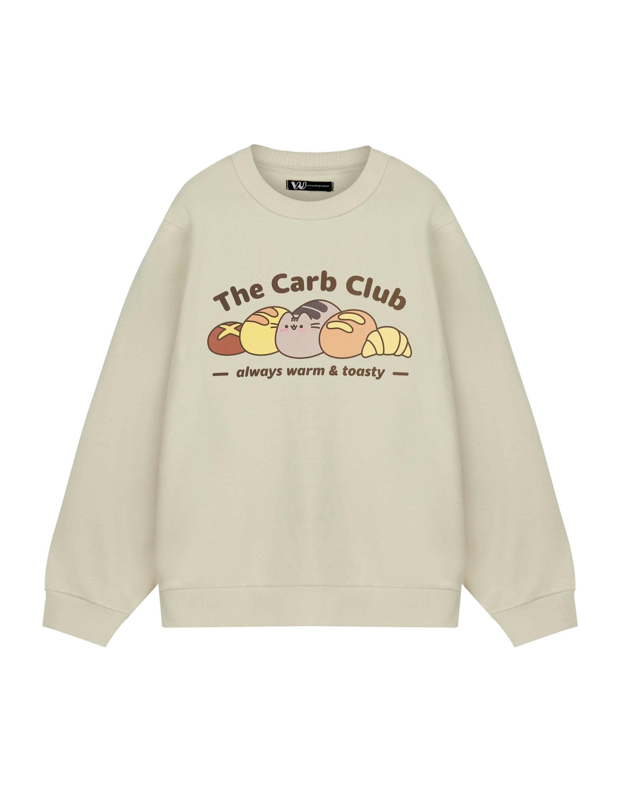 Vanilla Underground Women's White Pusheen Carb Club Sweatshirt - XX-Large