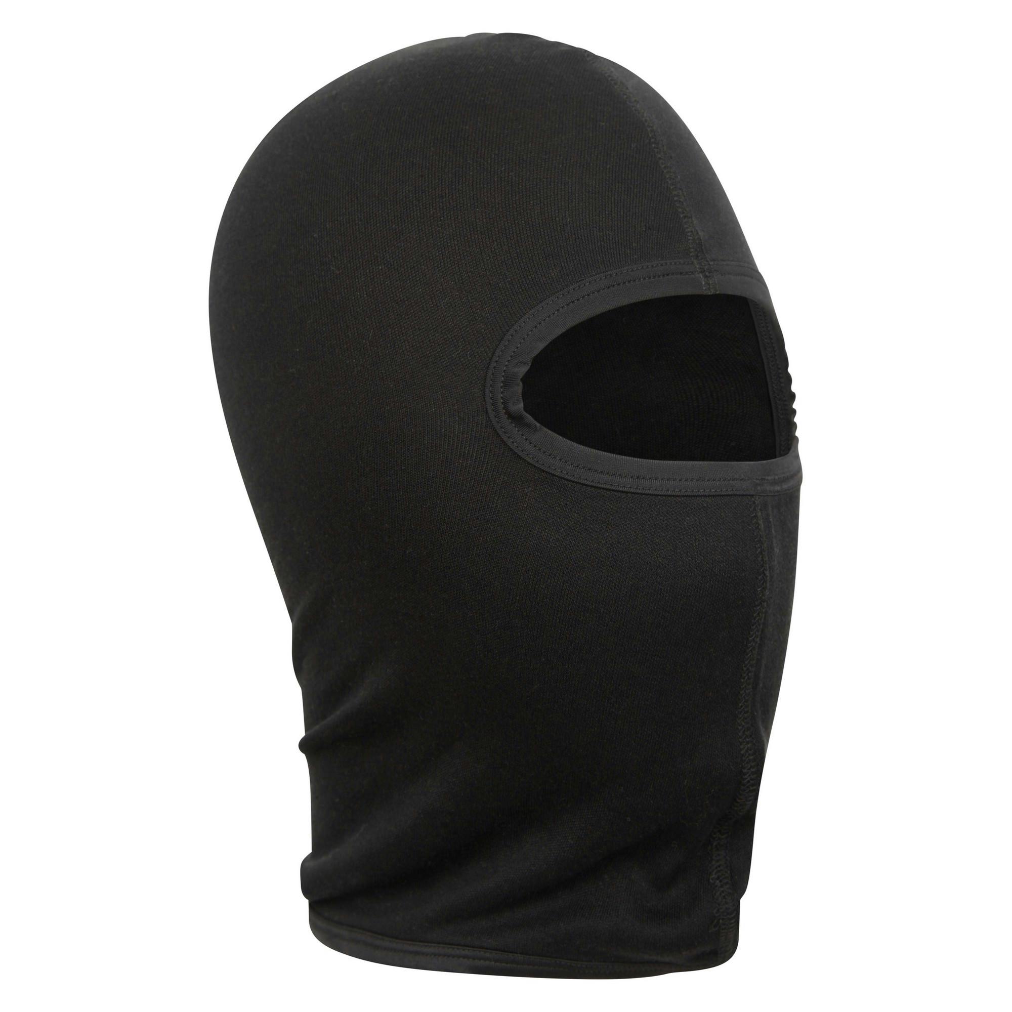 Mountain Warehouse Men's Black Plain Silk Balaclava - S - 100% Silk