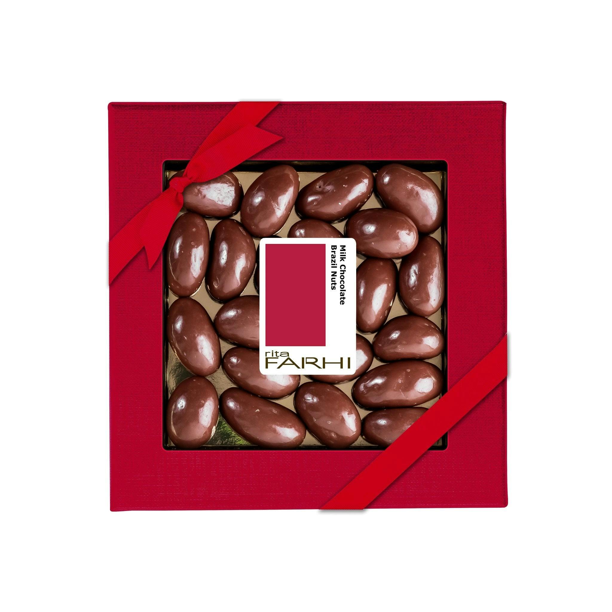 Rita Farhi Milk Chocolate Coated Brazil Nuts, Palm Oil Free, 210G