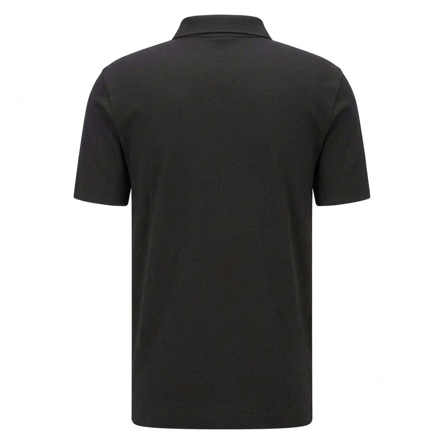 Boss Men's Black 30 Slim Polo Shirt - Xl - 100% Cotton