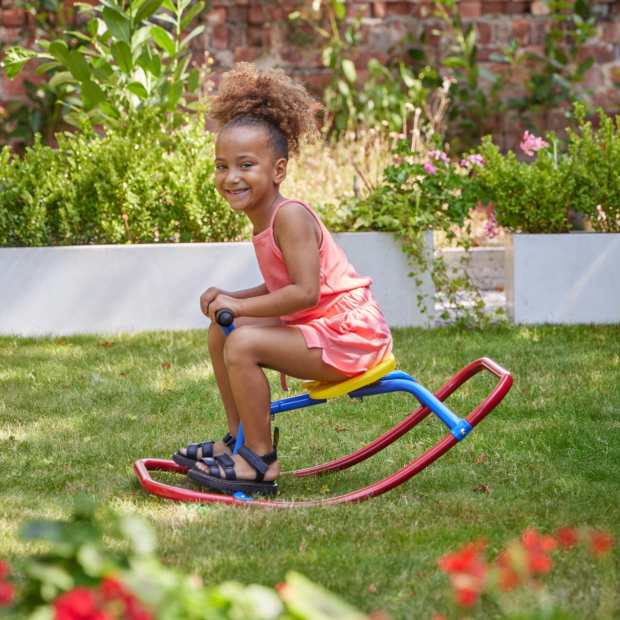 Liberty House Toys Yellow Kids Rocking Rider