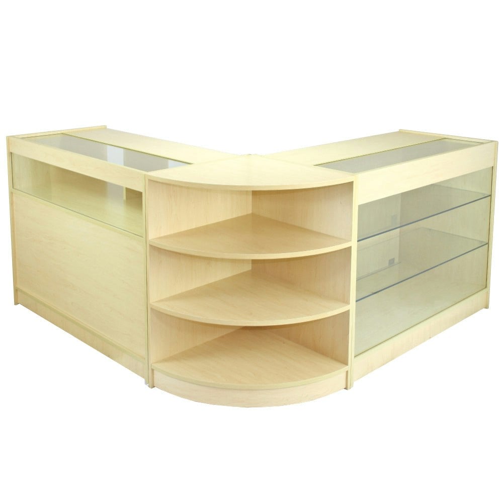 Rackhams Aquarius Maple Shop Counters & Retail Display