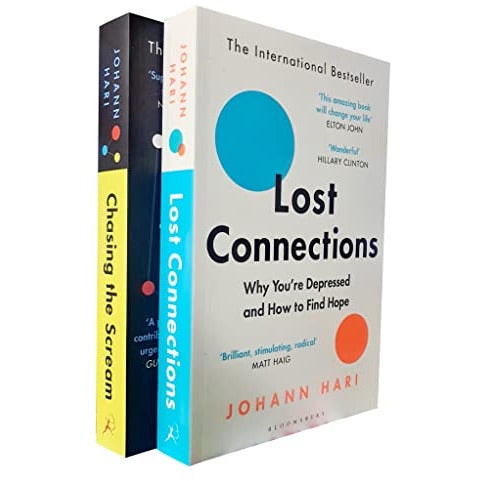 Bloomsbury Publishing Johann Hari Collection 2 Books Set (Chasing The Scream, Lost Connections)