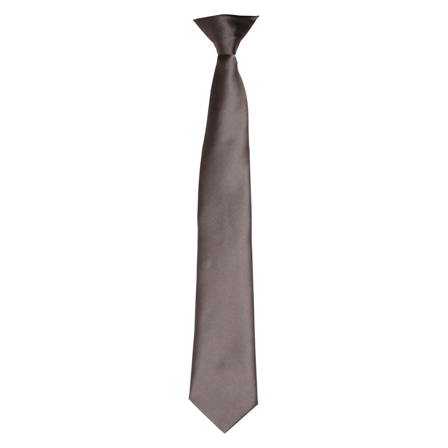 Premier (One Size, Dark Grey) Unisex Adult Satin Tie - Image 3