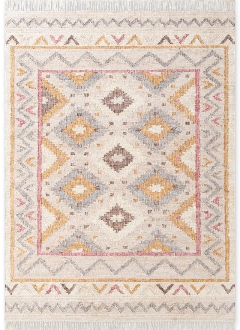 Hanse Home Cream Roya Afghan Kelim Rug – Parsa - 160X230 Cm