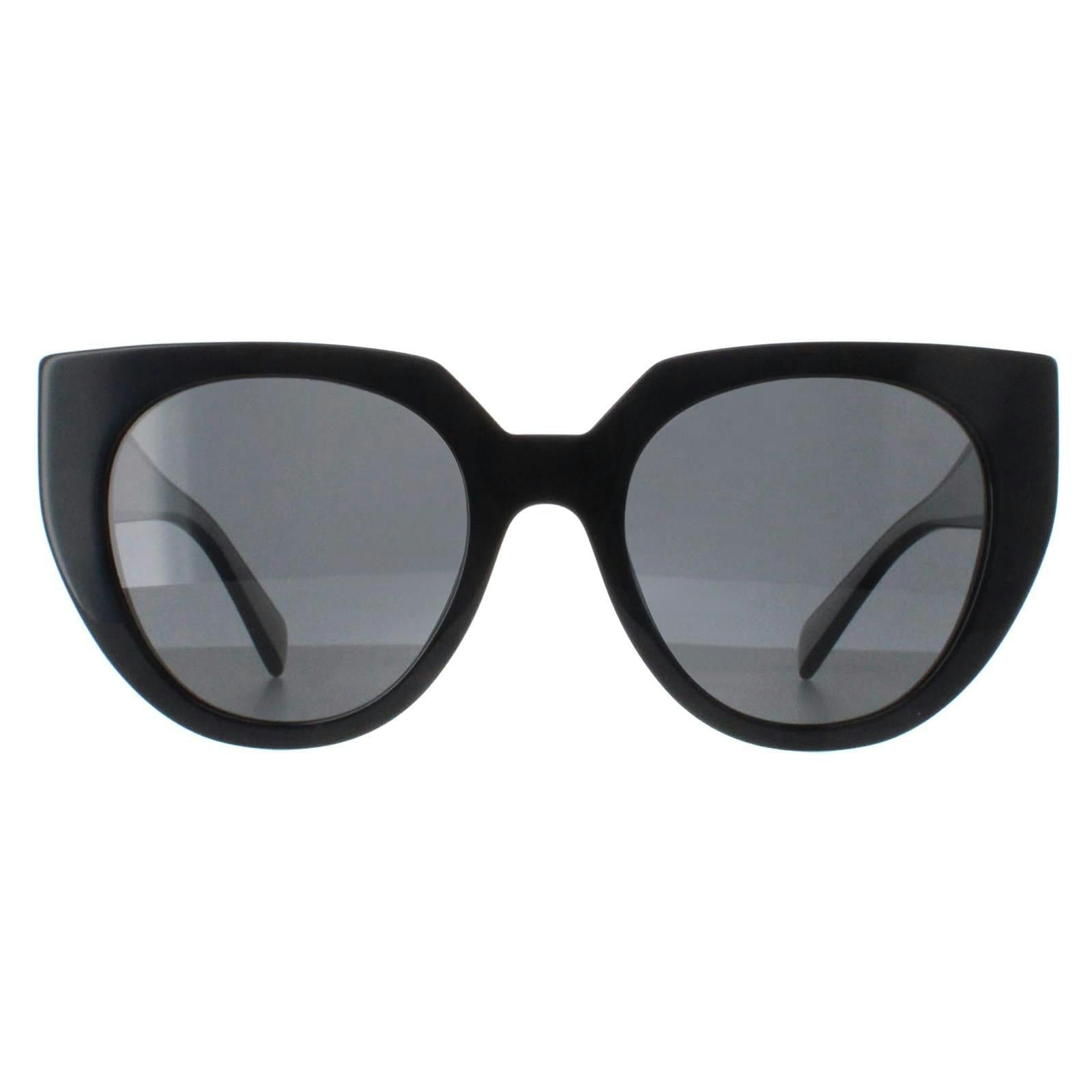 Prada Cateye Sunglasses - Acetate - Black - Image 7