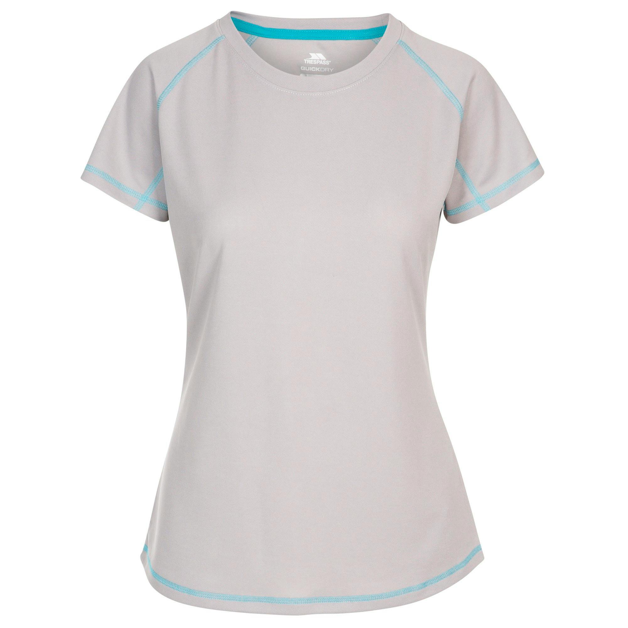 Trespass Womens/Ladies Viktoria Active T-Shirt (Platinum) - Size X-Large - Image 3