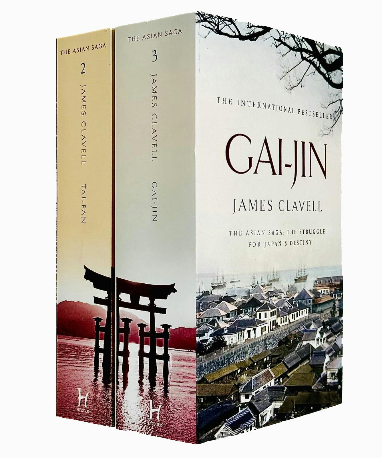 Hodder James Clavell Asian Saga Collection 2 Books Set Tai-Pan And Gai-Jin