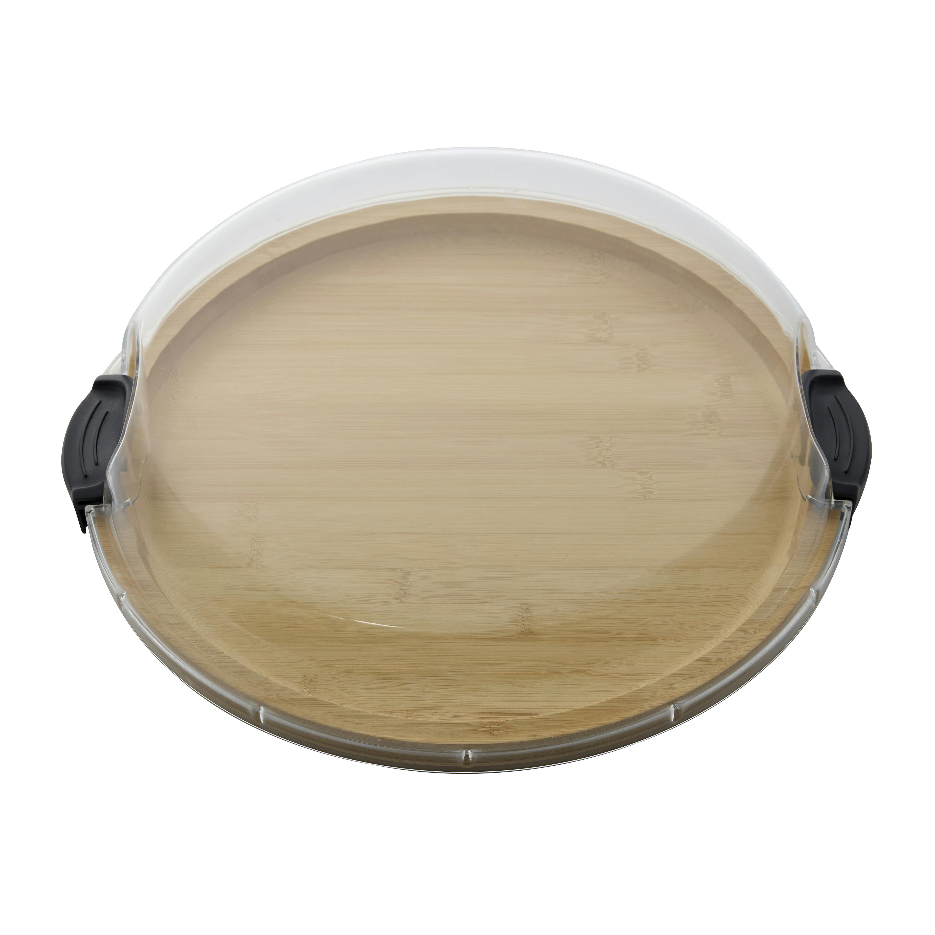 Rackhams Build-A-Board Bamboo Snack Serving Board With Lid And Lock, 35.5Cm - Wood - Bamboo - Serving Board