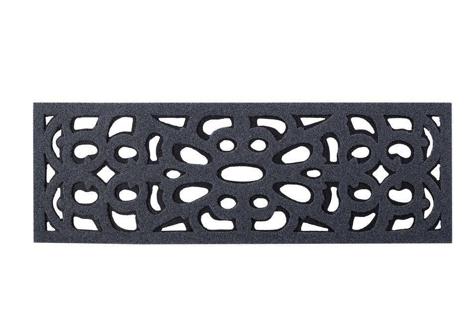 Rackhams Dark/Grey Victorian Style Eco Indoor/Outdoor Door Mat - 75 X 25Cm - No (Suitable For Outdoors)