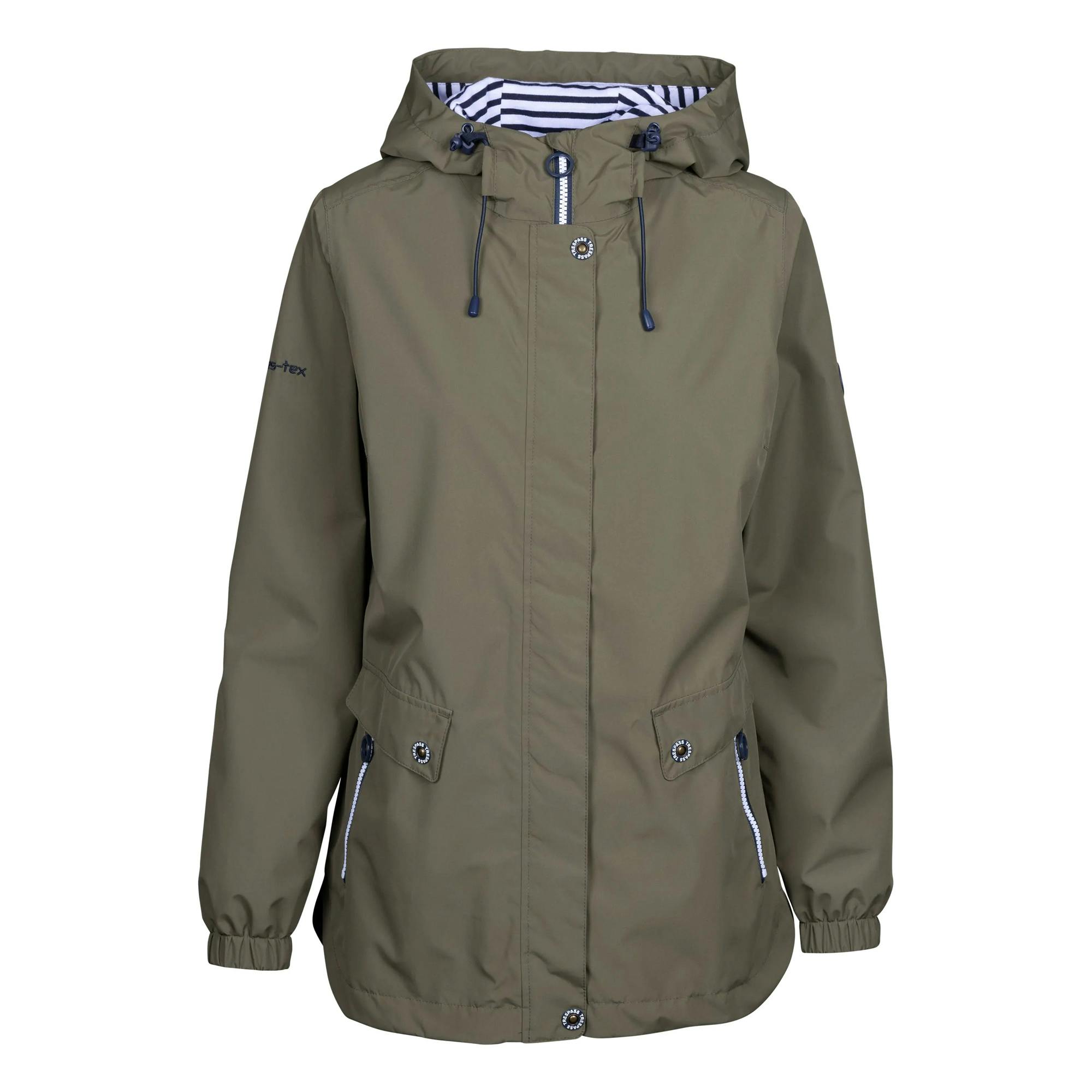 Trespass Women's / Flourish Waterproof Jacket - Herb - Xs - Herb - 100% Polyester