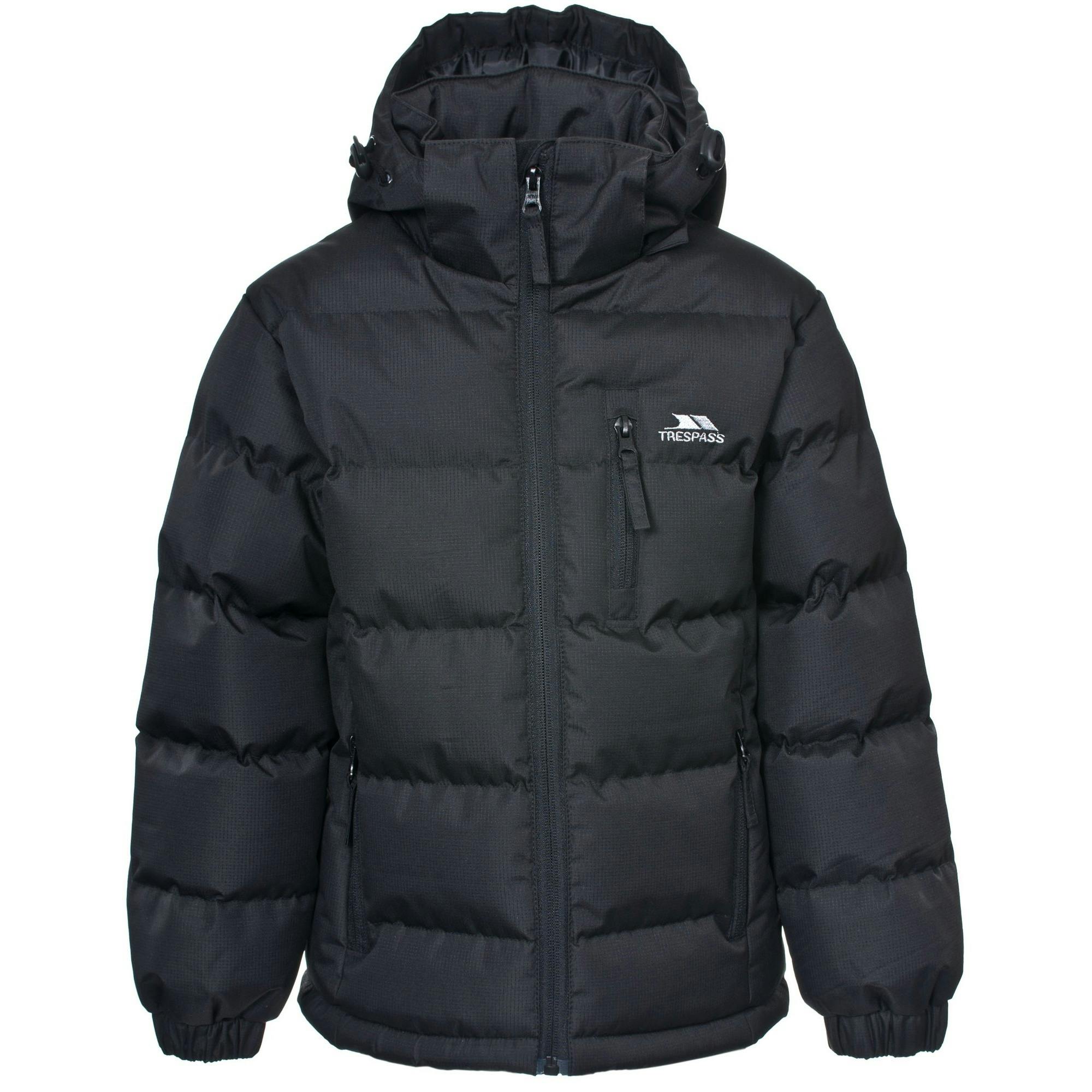 Trespass Kids Boys Tuff Padded Winter Jacket - Black - Size 2-3Y - Image 3