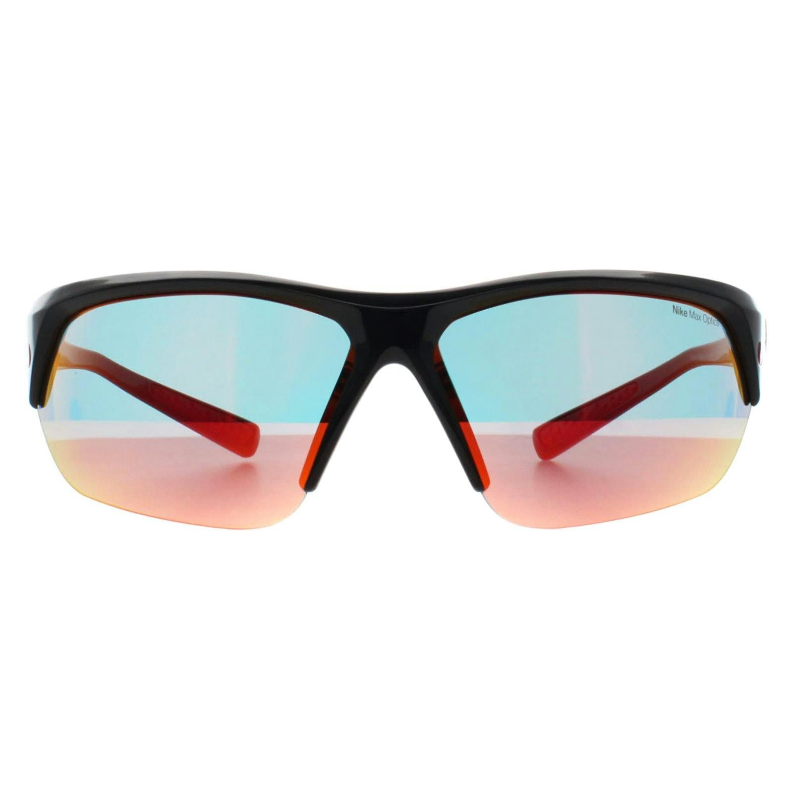 Nike Black/Red Sunglasses Skylon Ace Fq4684 010 Mirro