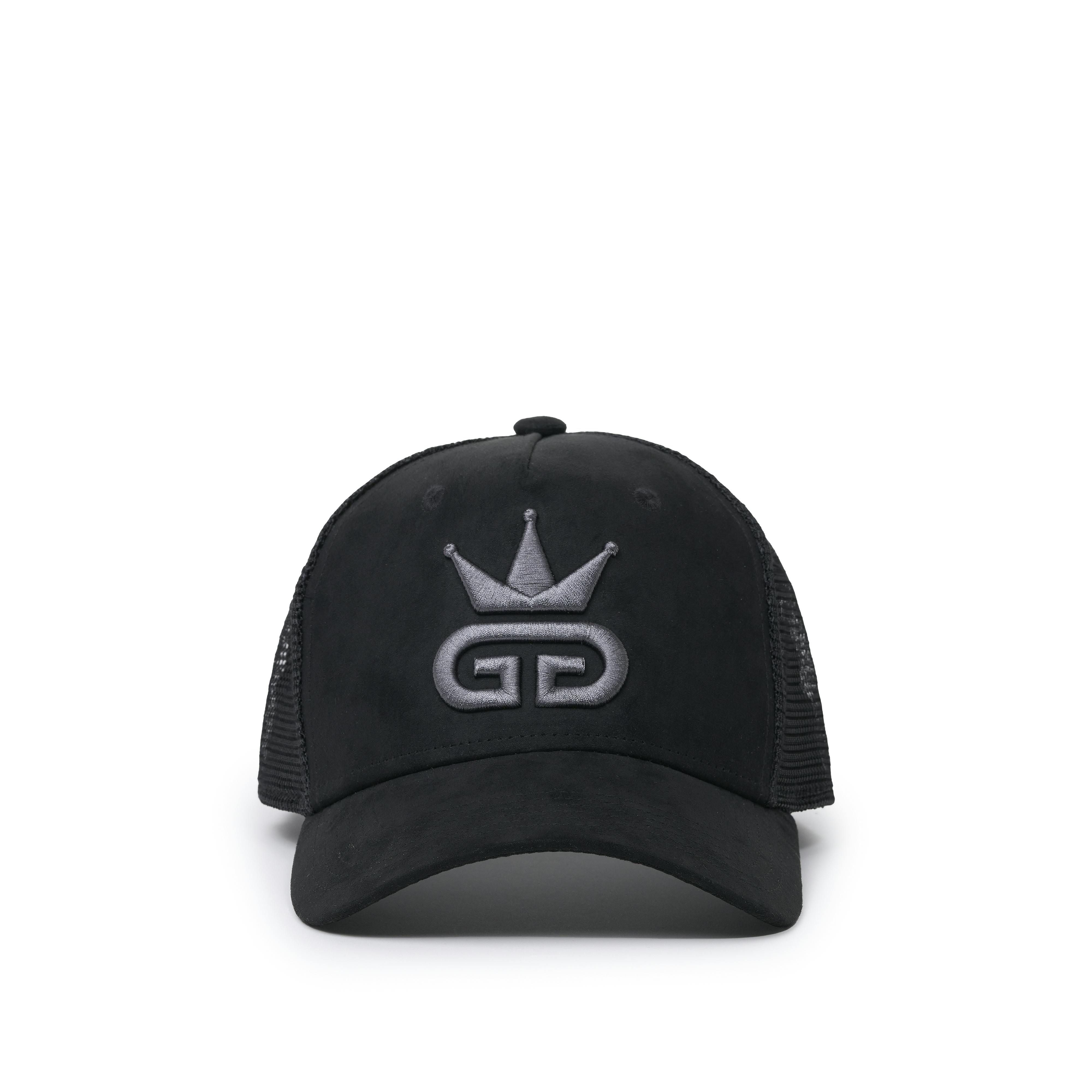 God Given Talent Grey/Black Ggt Charcoal Logo Midnight Suede Mesh Snapback - Ggt00003